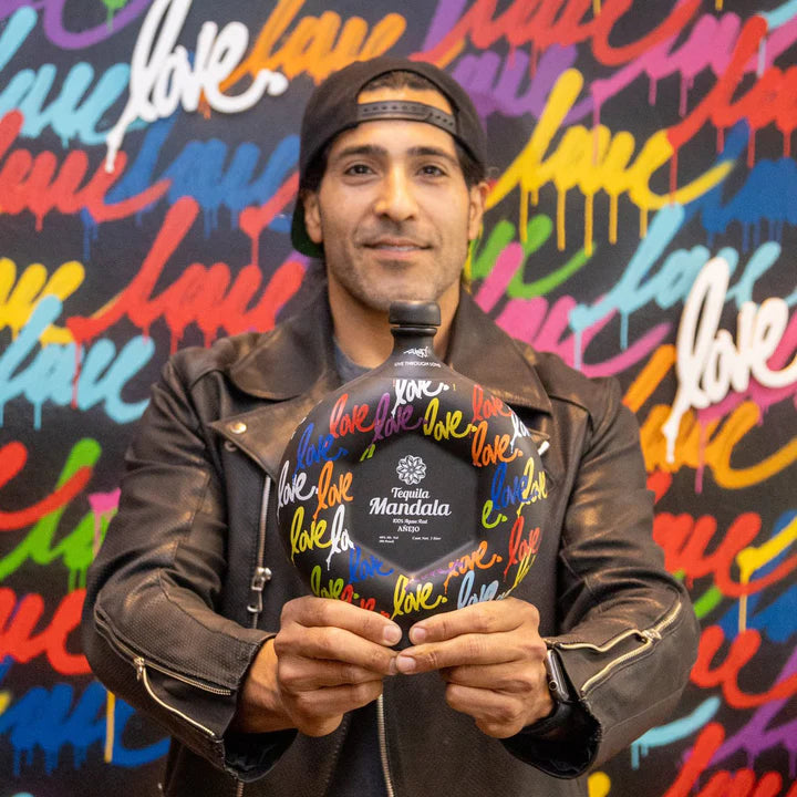 Ruben Rojas X Tequila Mandala: Limited Edition Live Through Love Añejo Tequila
