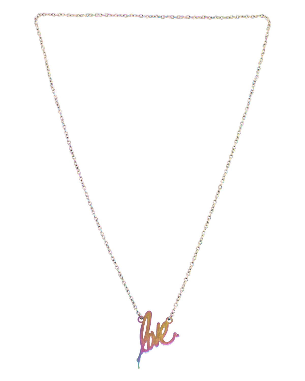 Iridescent Love Necklace