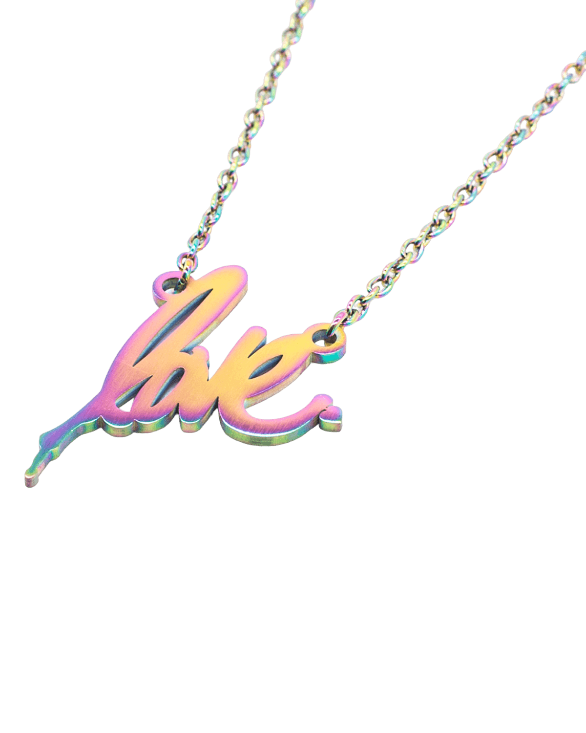 Iridescent Love Necklace