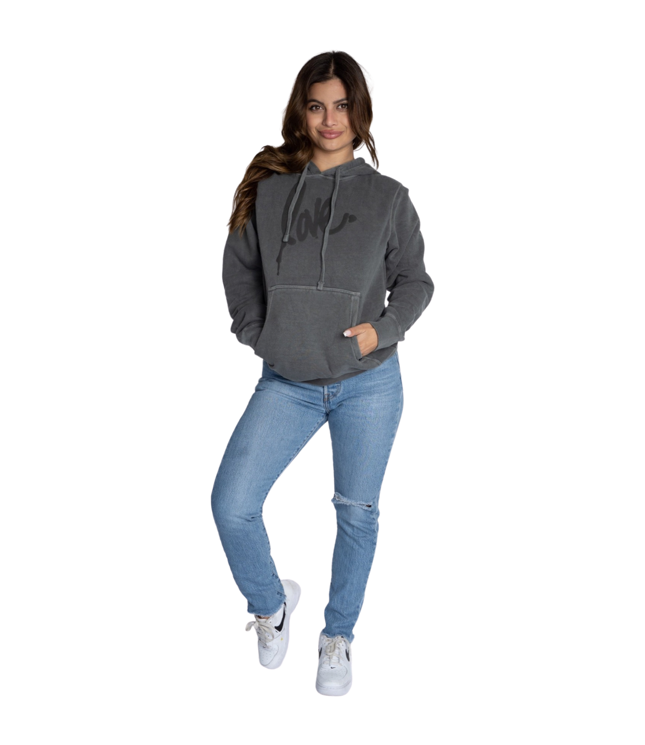 Original Love Hoodie Steel Grey