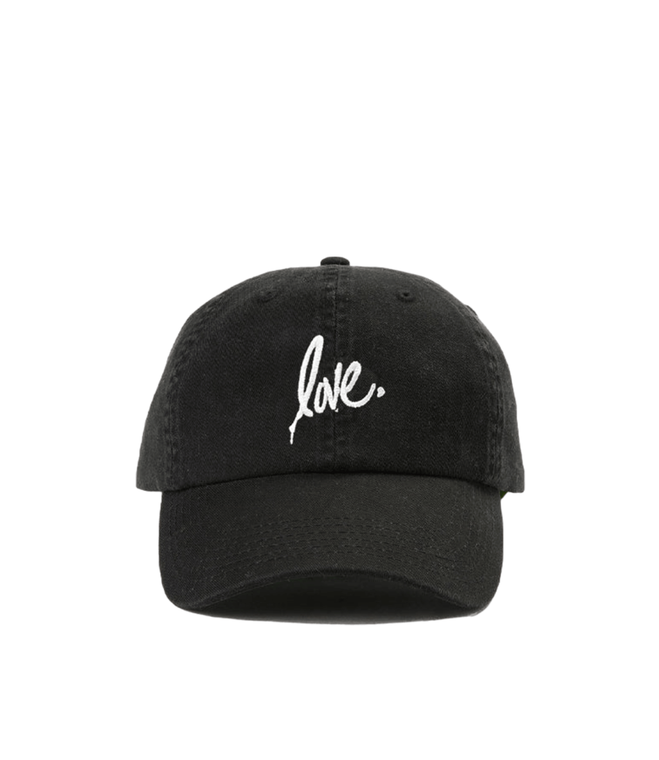'Love' Dad Hat - Black