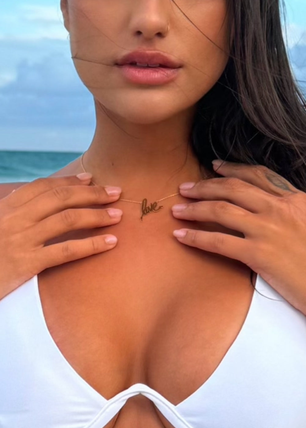 14k Gold Signature Love Necklace