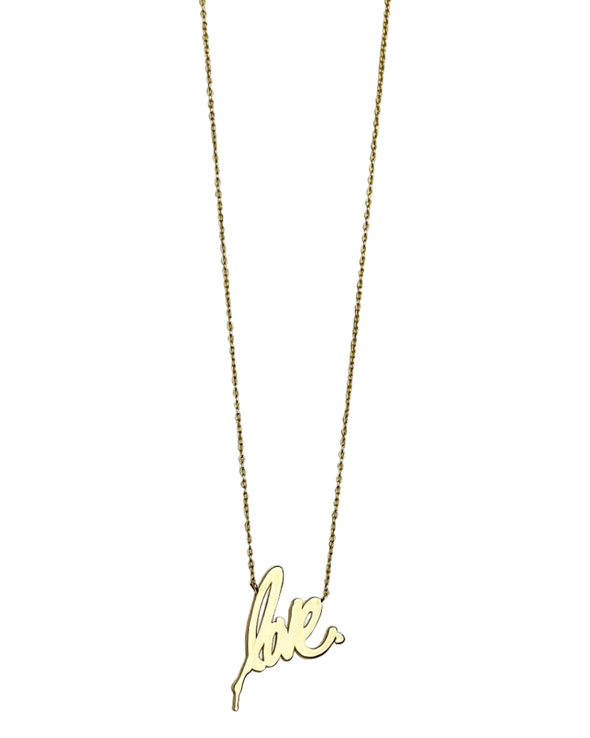 14k Gold Signature Love Necklace
