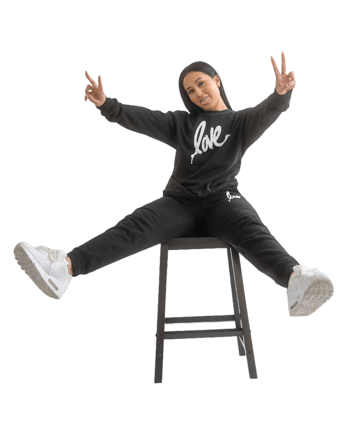 Love Crewneck Sweatsuit
