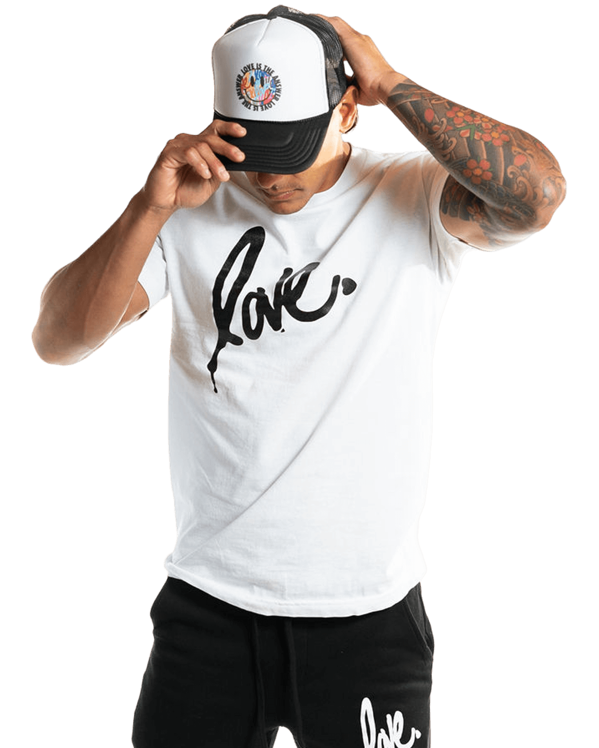 Smiley Face Trucker - Black