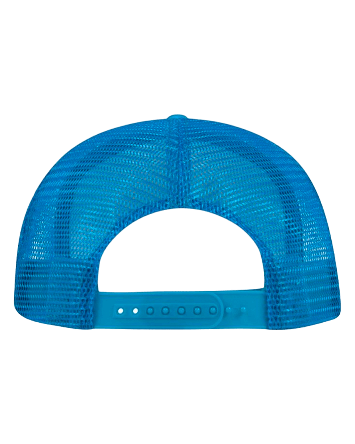 Smiley Face Trucker - Neon Blue