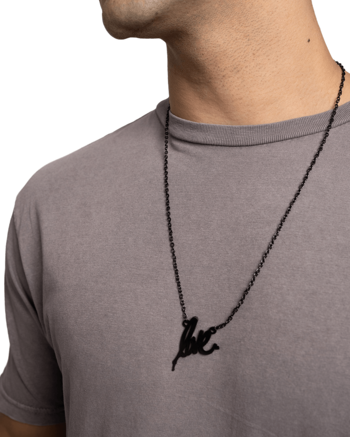 Black Love Necklace