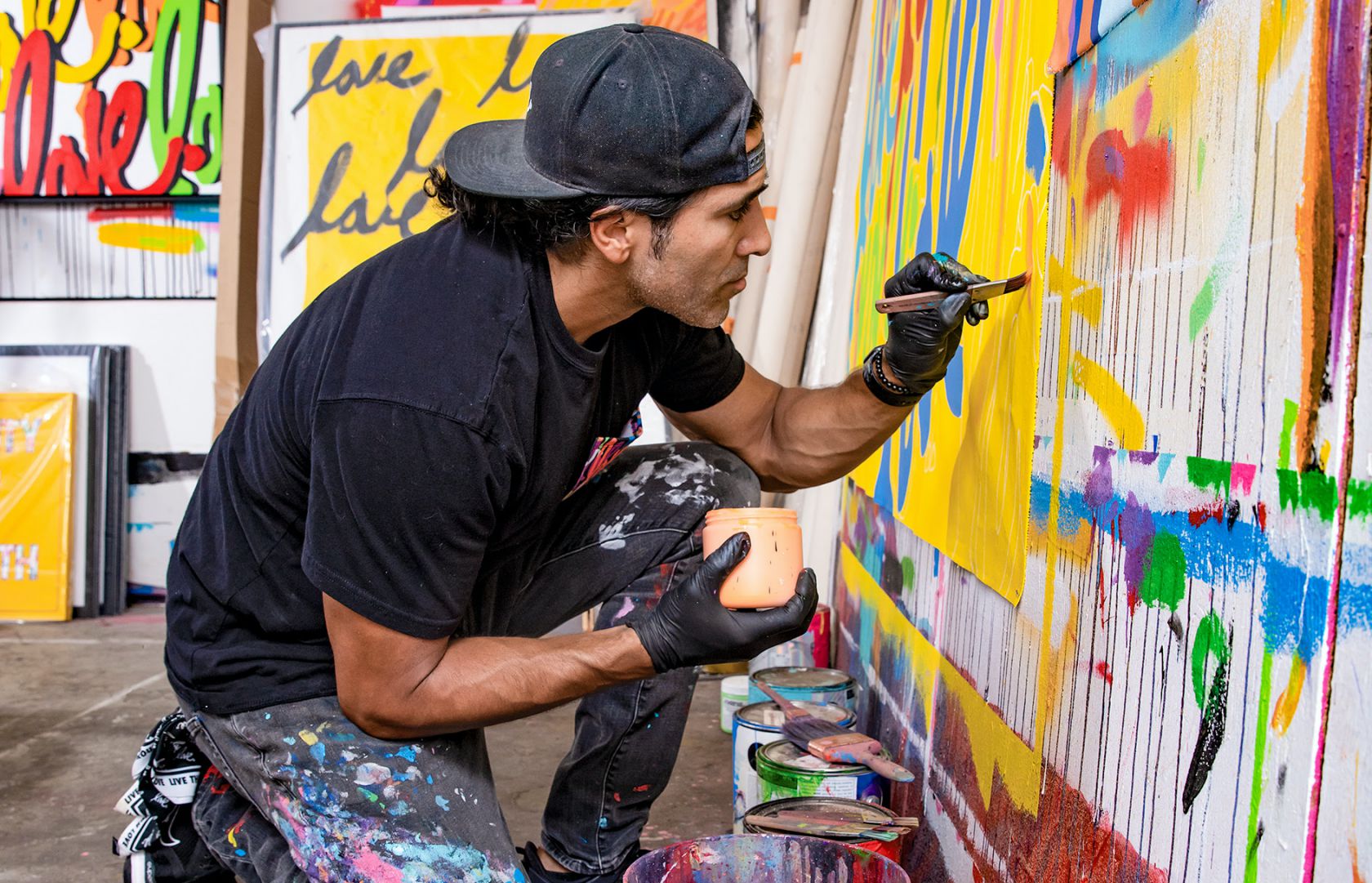 How Artist Ruben Rojas is Encouraging People to "Live Through Love"