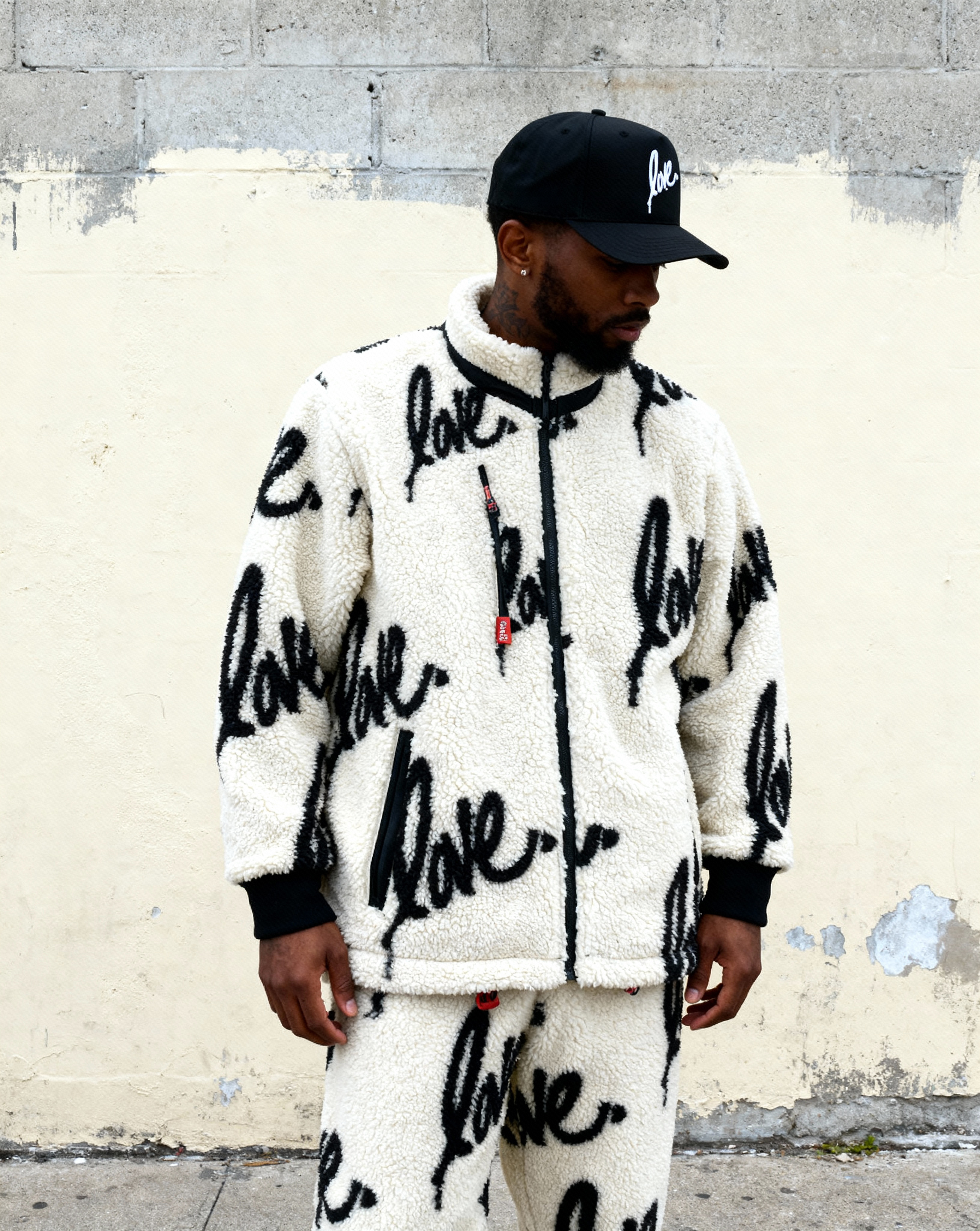 ジャケット・アウター ella selectshop shaggy jacquard blouson The Lover's Sherpa Jacket - Limited Edition | Ruben Rojas – Ruben