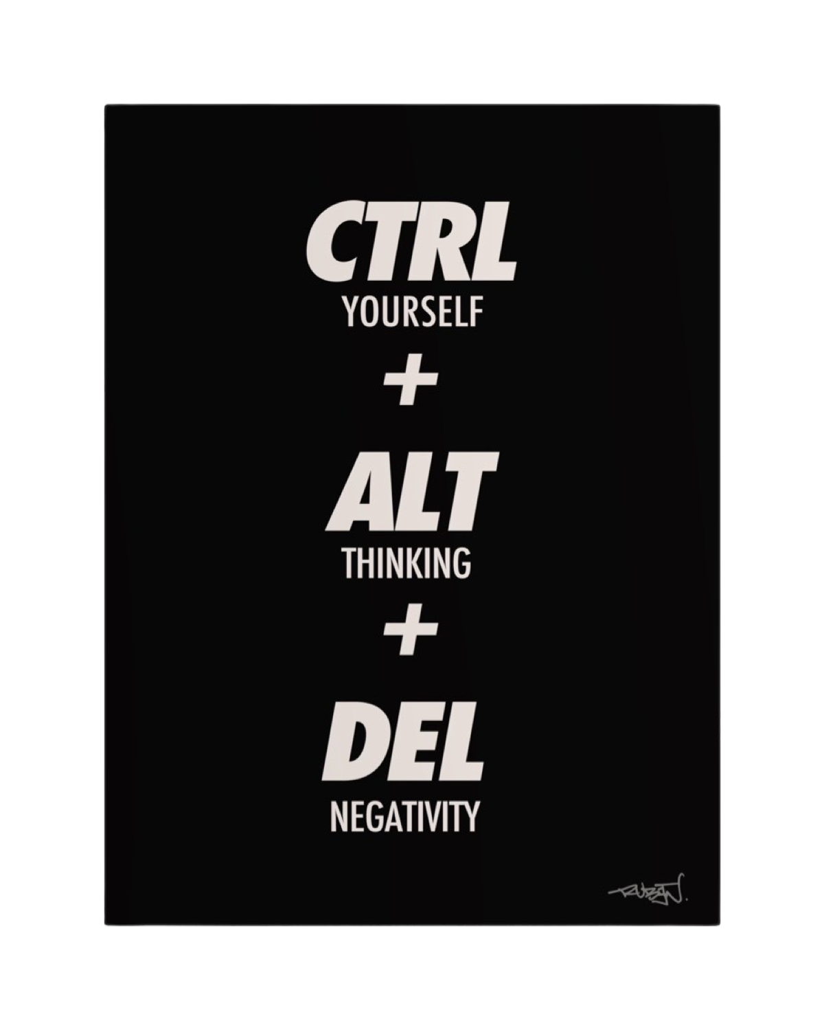 CTRL - ALT - DEL Mini Canvas