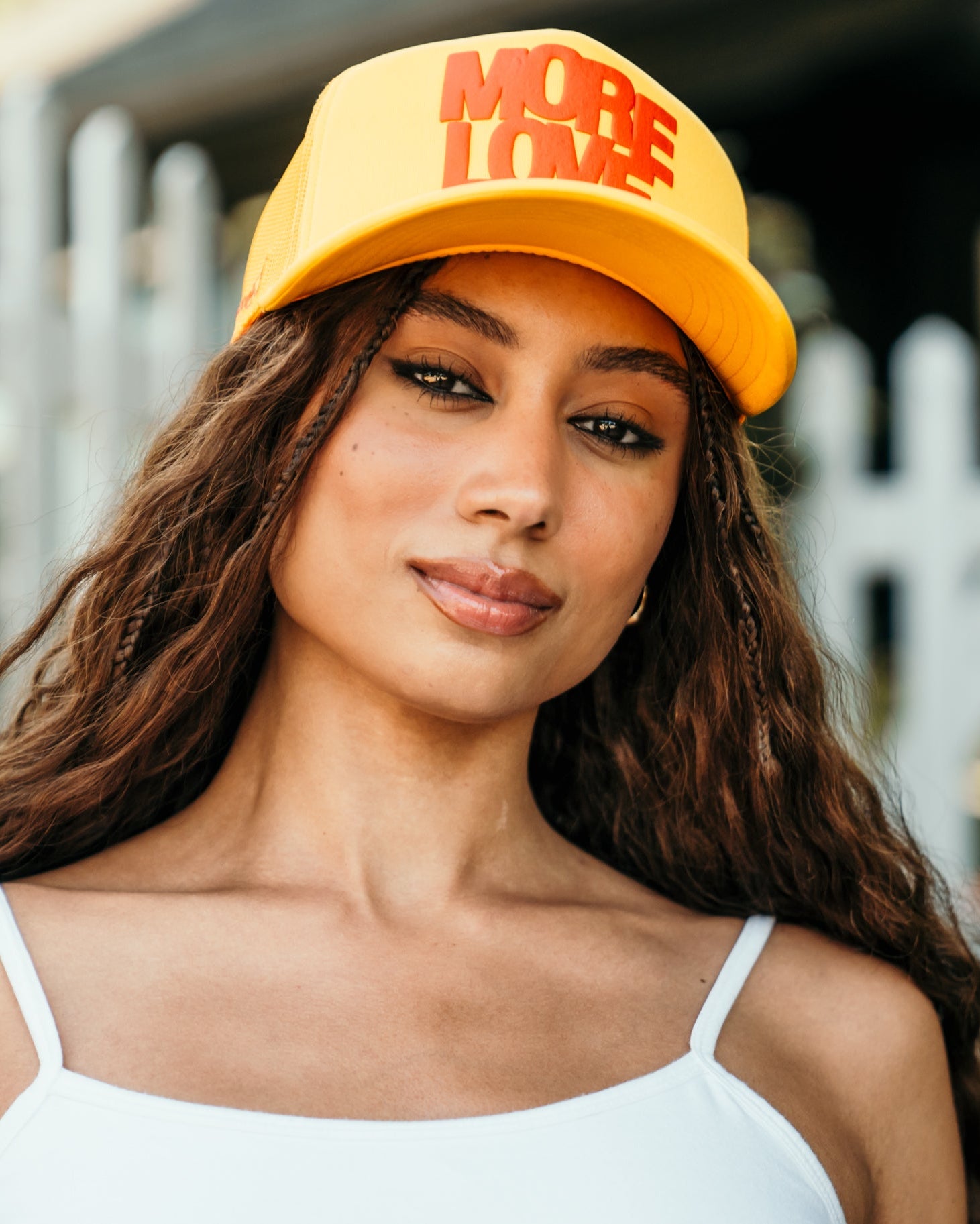 More Love Trucker Hat | Gold Rush