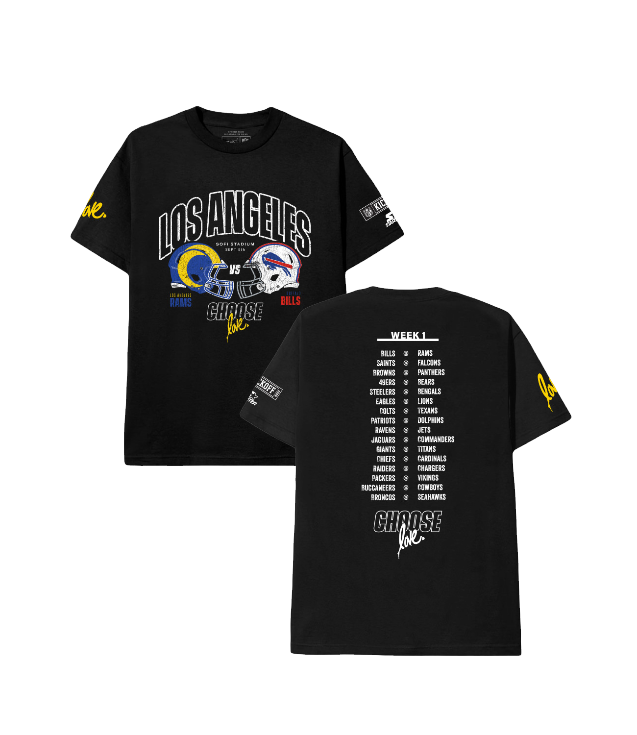 NFL Choose Love Kick-Off Collector's Tee
