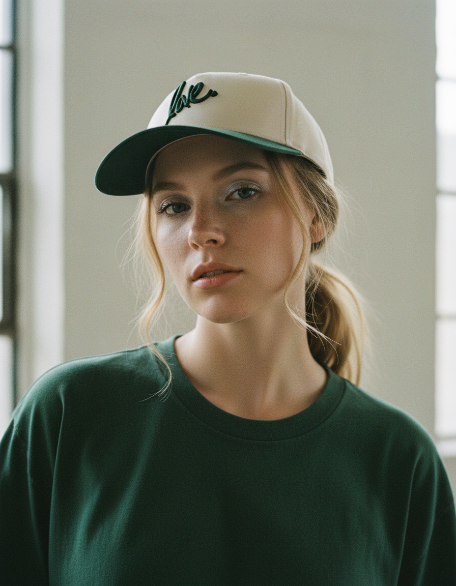 Vintage Love Hat | Green