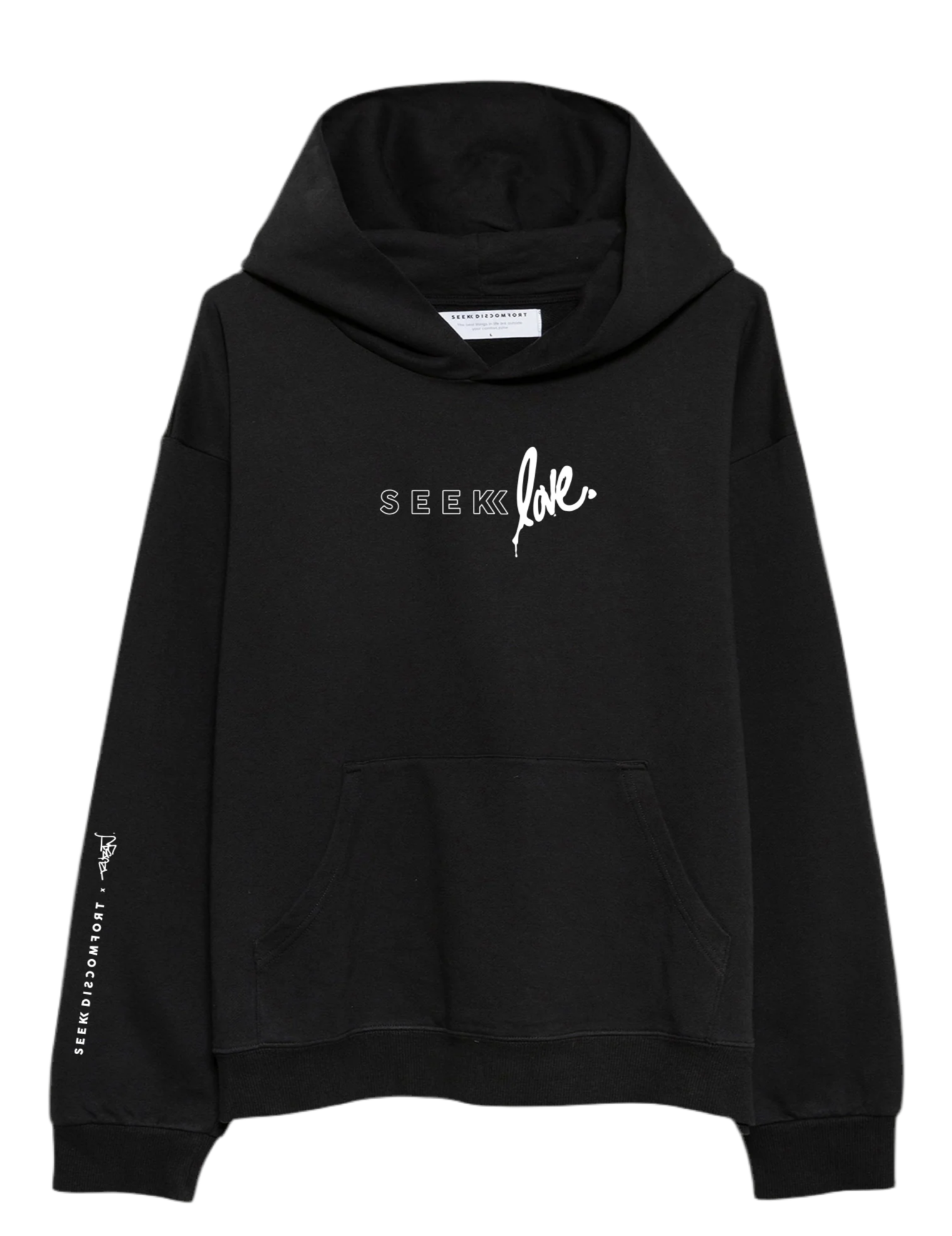 Seek Love Hoodie - Black