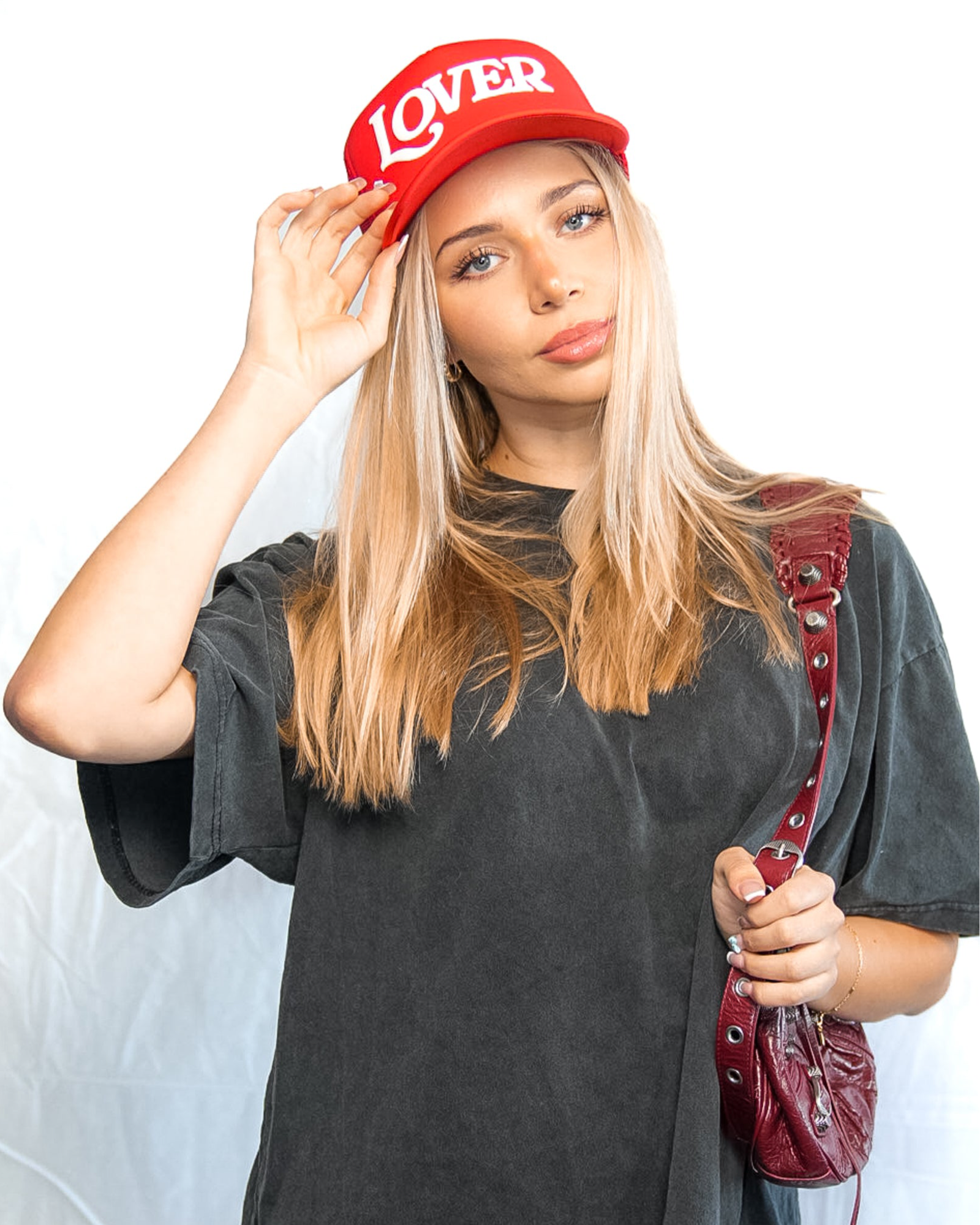 Lover Trucker Hat | Red