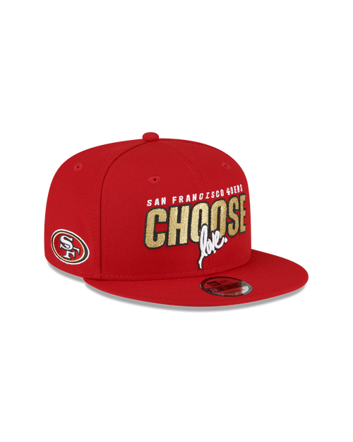 San Francisco 49ers Choose Love 9FIFTY snapback with Ruben Rojas artwork