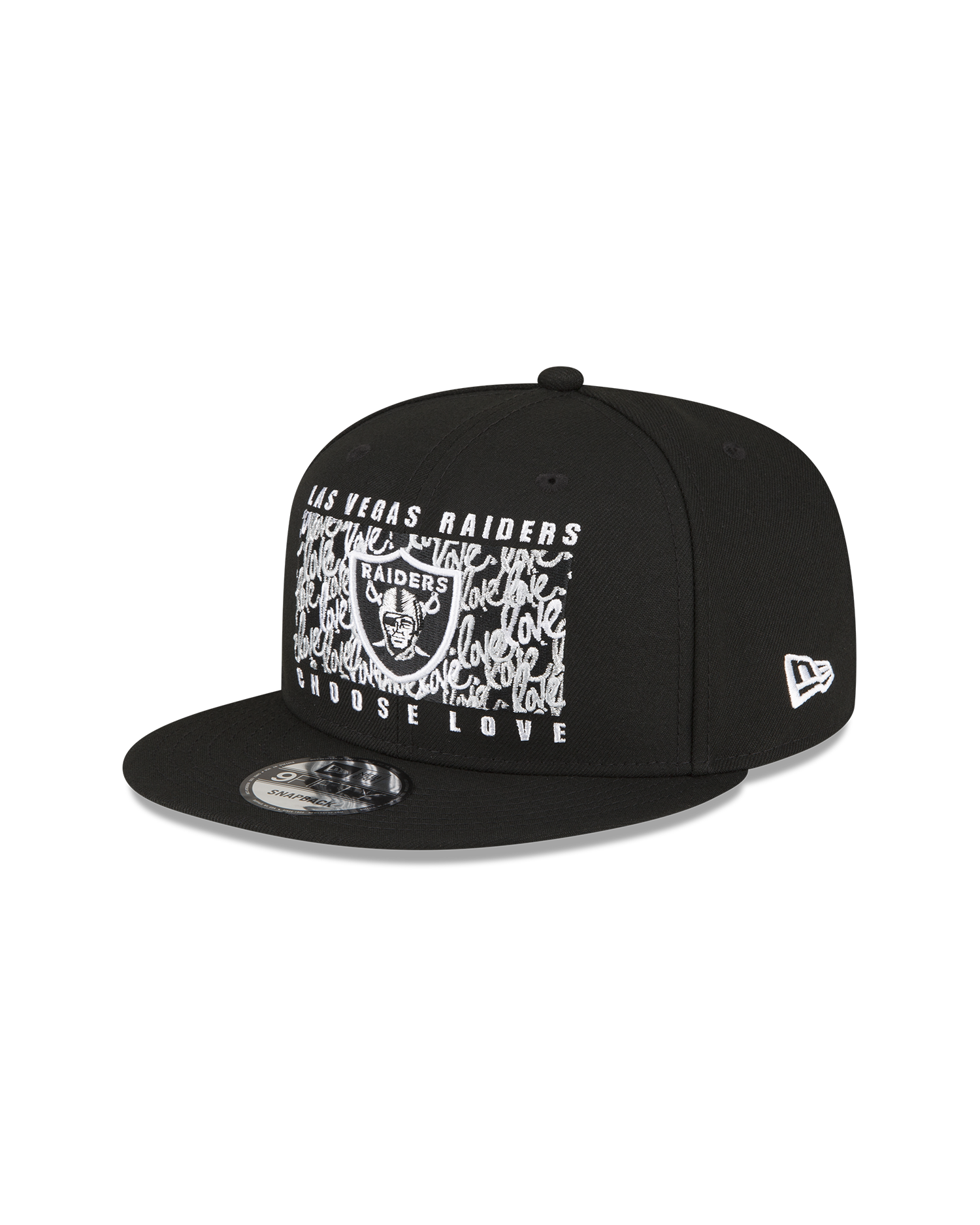 Ruben Rojas x Las Vegas Raiders Black 9FIFTY Snapbacks