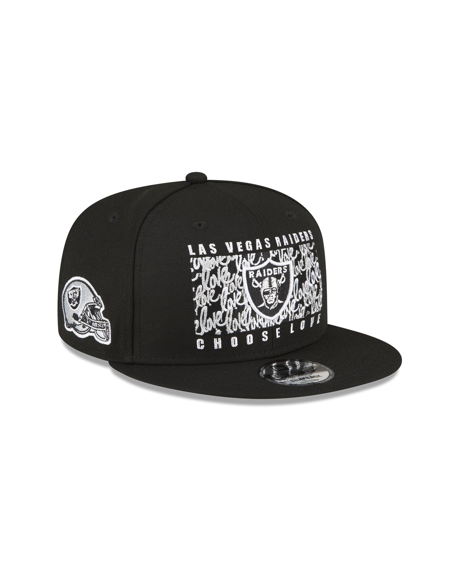 Ruben Rojas x Las Vegas Raiders Black 9FIFTY Snapbacks