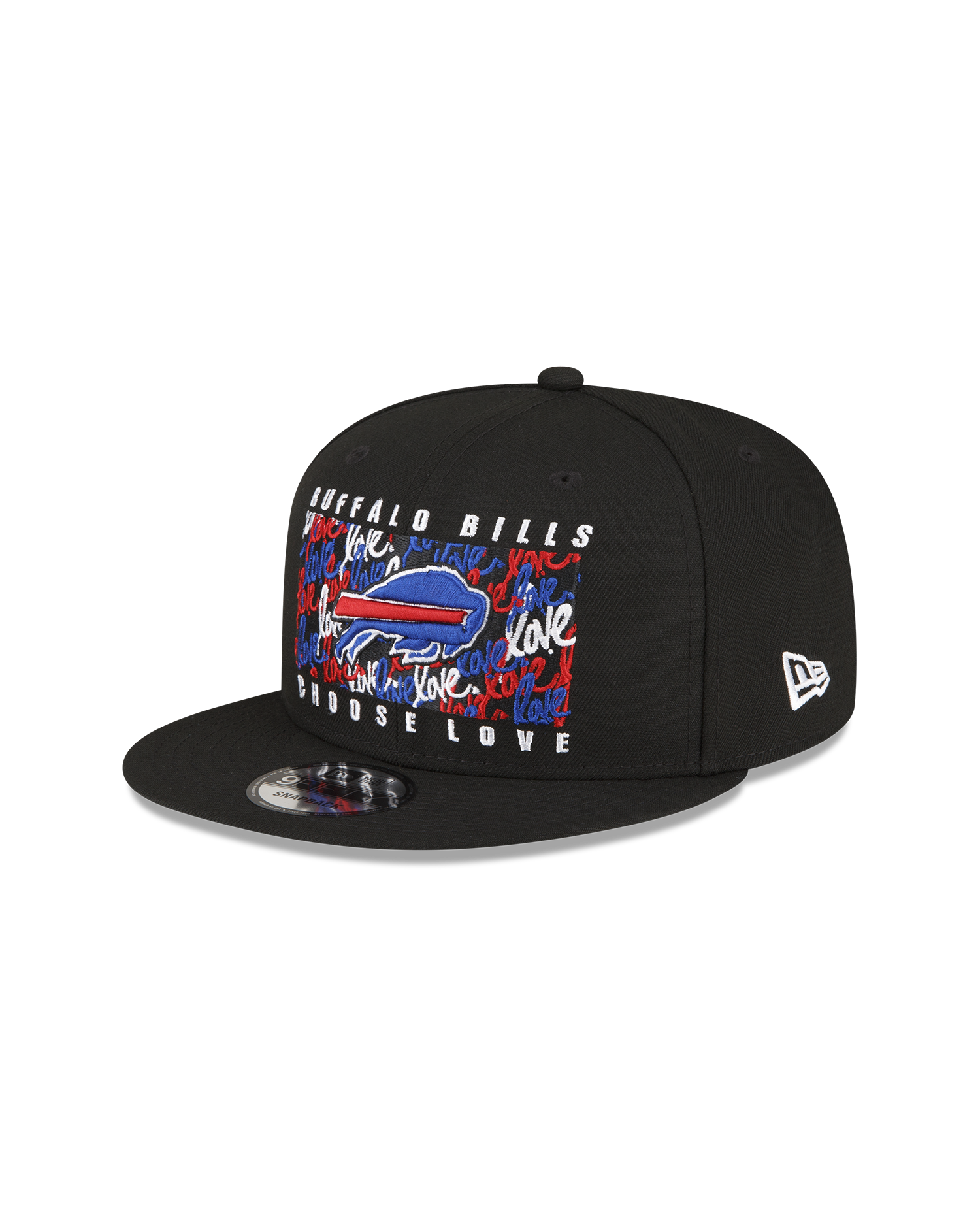 Ruben Rojas x Buffalo Bills Black 9FIFTY Snapbacks