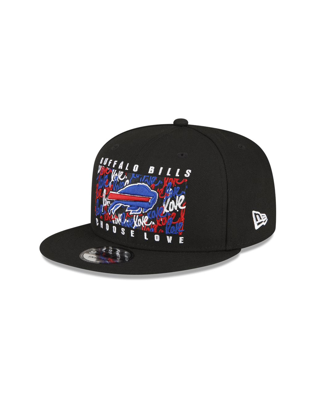 Ruben Rojas x Buffalo Bills Black 9FIFTY Snapbacks