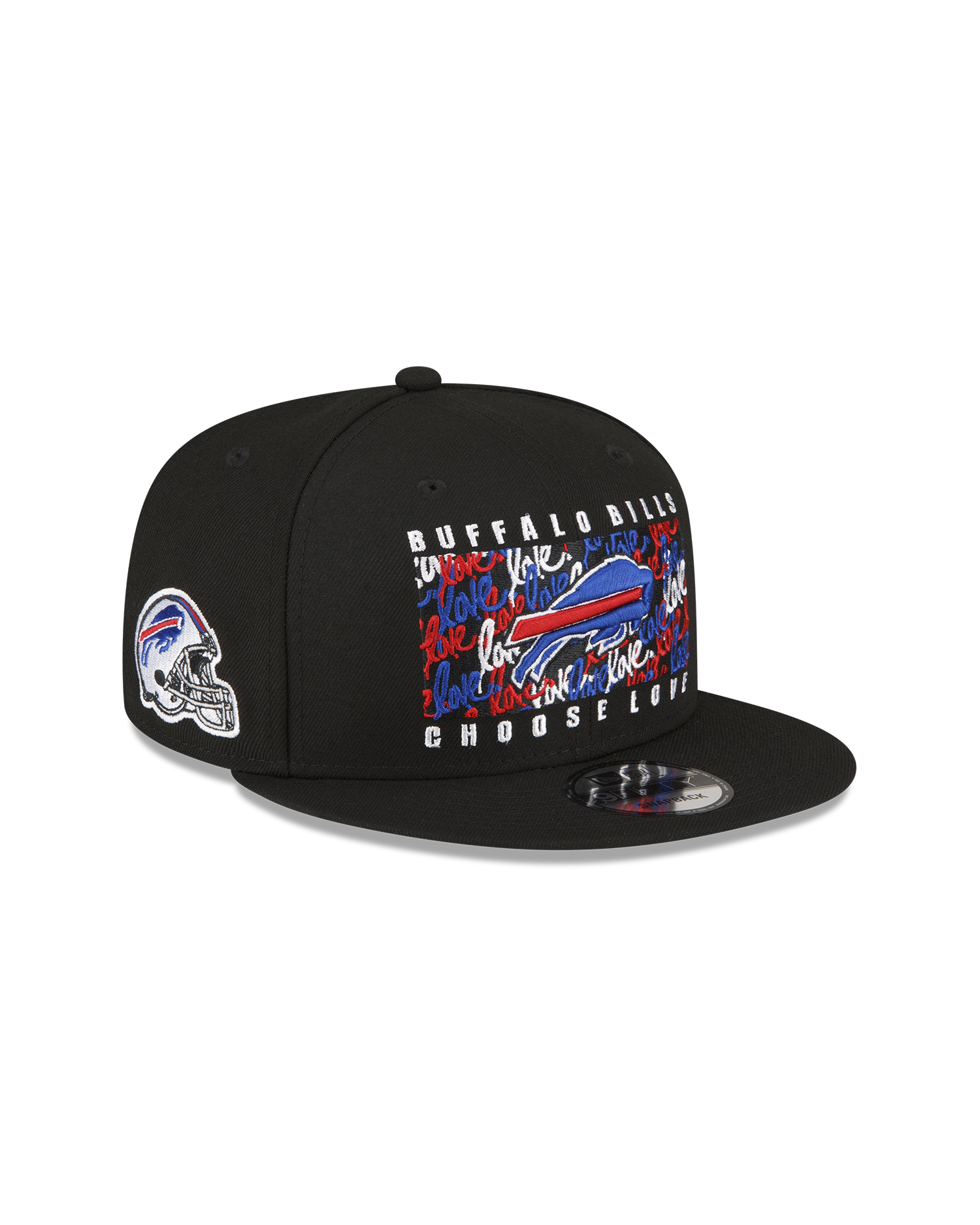 Ruben Rojas x Buffalo Bills Black 9FIFTY Snapbacks
