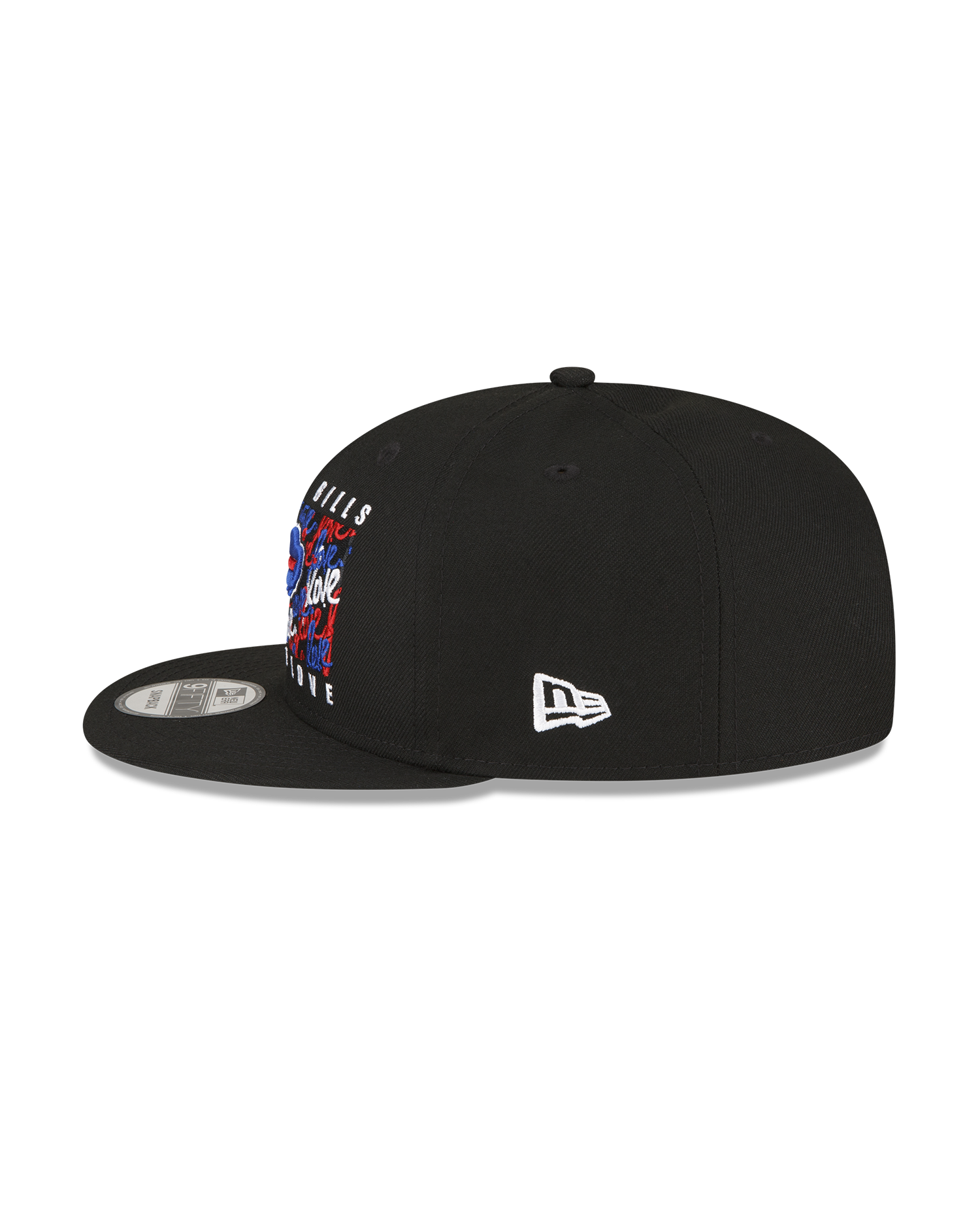Ruben Rojas x Buffalo Bills Black 9FIFTY Snapbacks