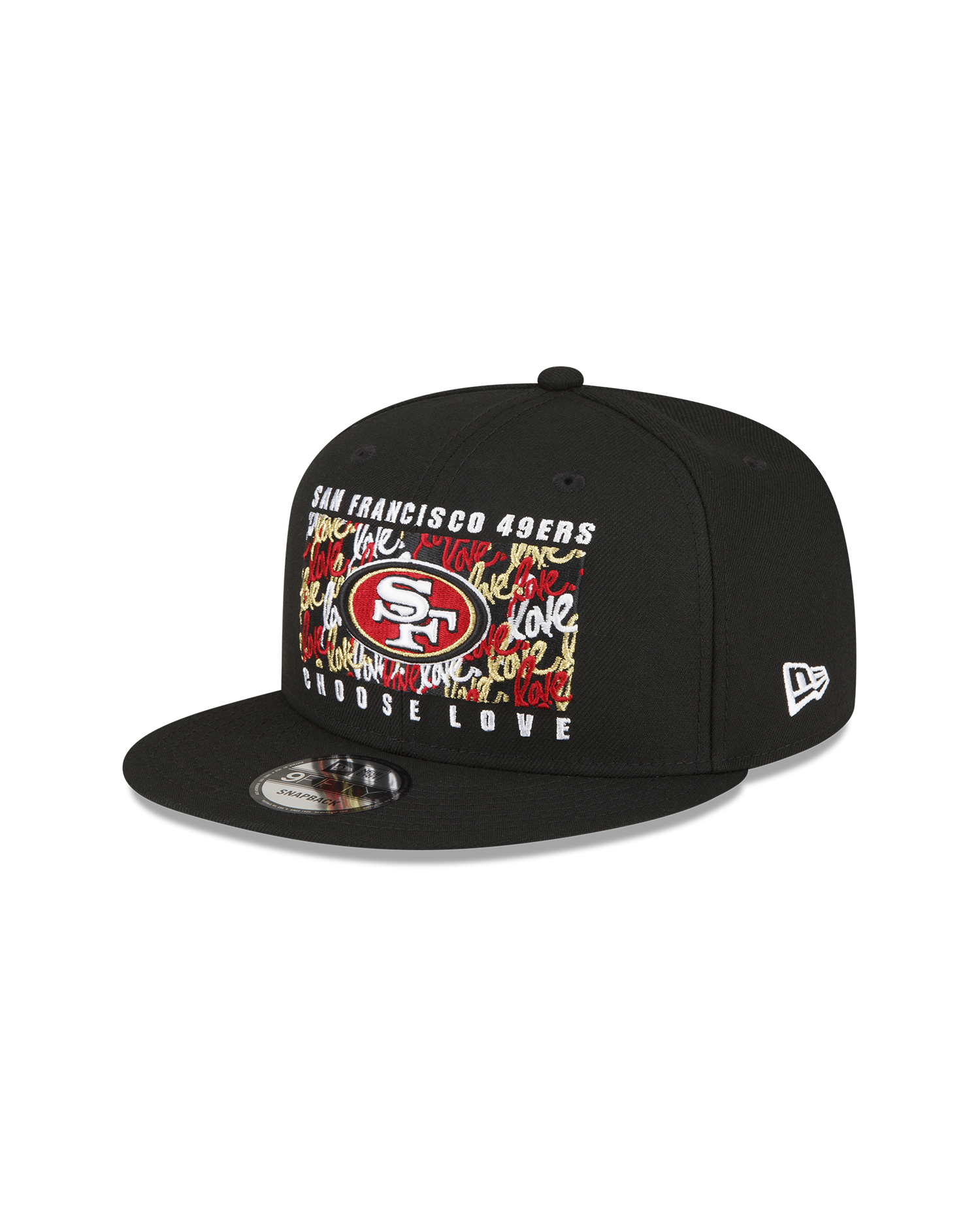 Ruben Rojas x San Francisco 49ers Black 9FIFTY Snapbacks