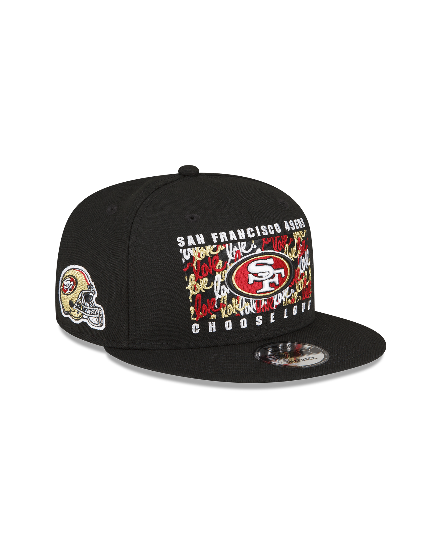 Ruben Rojas x San Francisco 49ers Black 9FIFTY Snapbacks