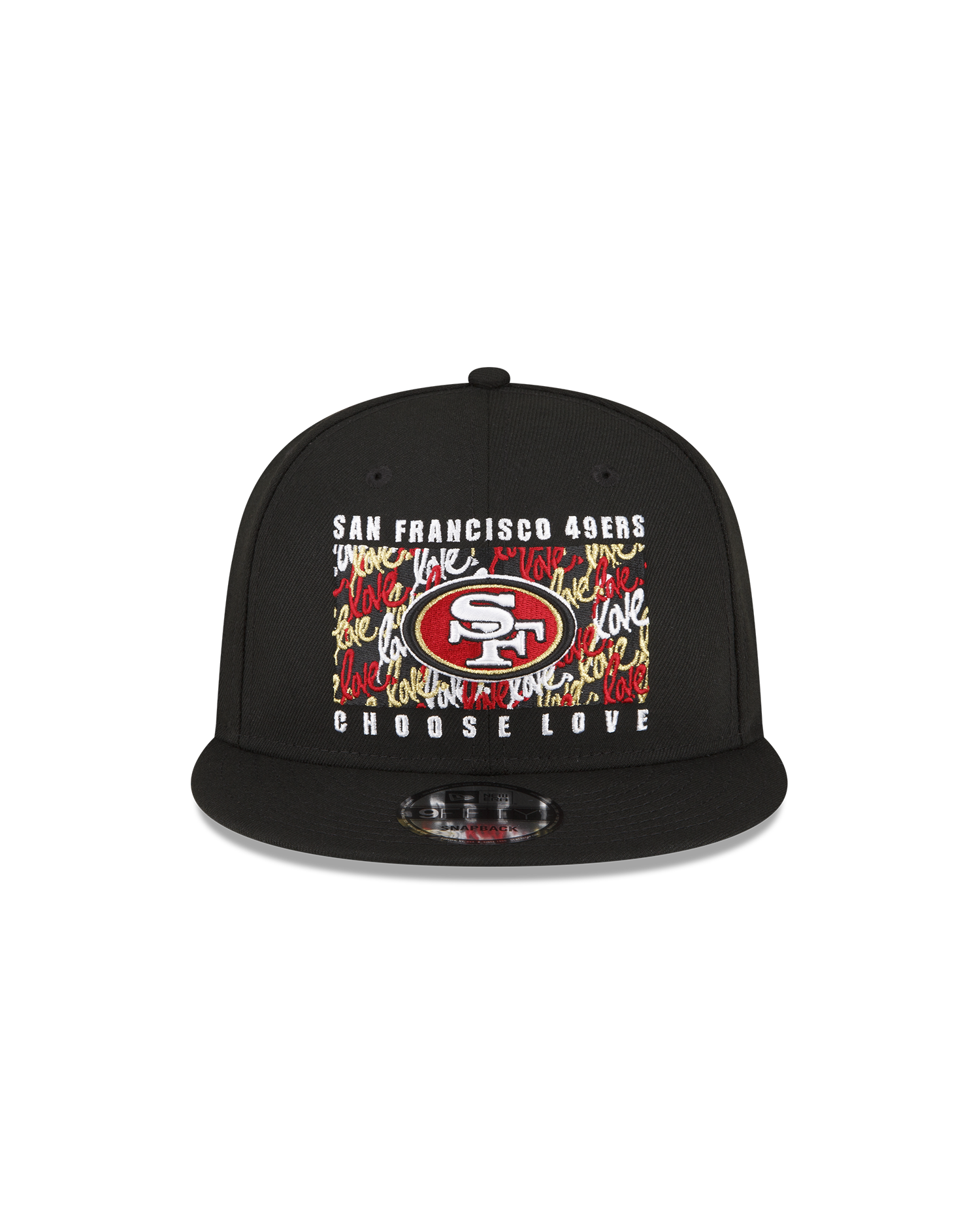 Ruben Rojas x San Francisco 49ers Black 9FIFTY Snapbacks