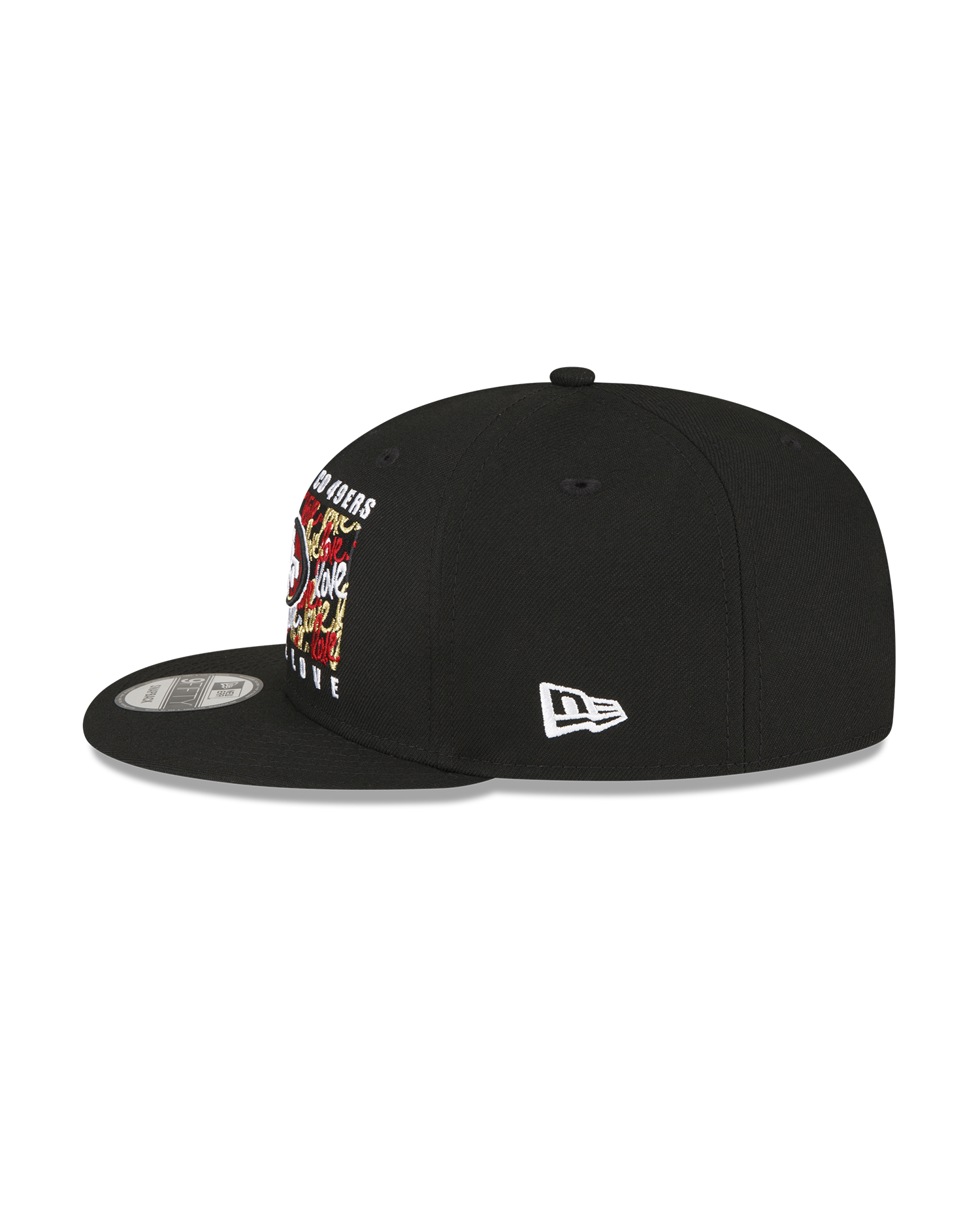 Ruben Rojas x San Francisco 49ers Black 9FIFTY Snapbacks