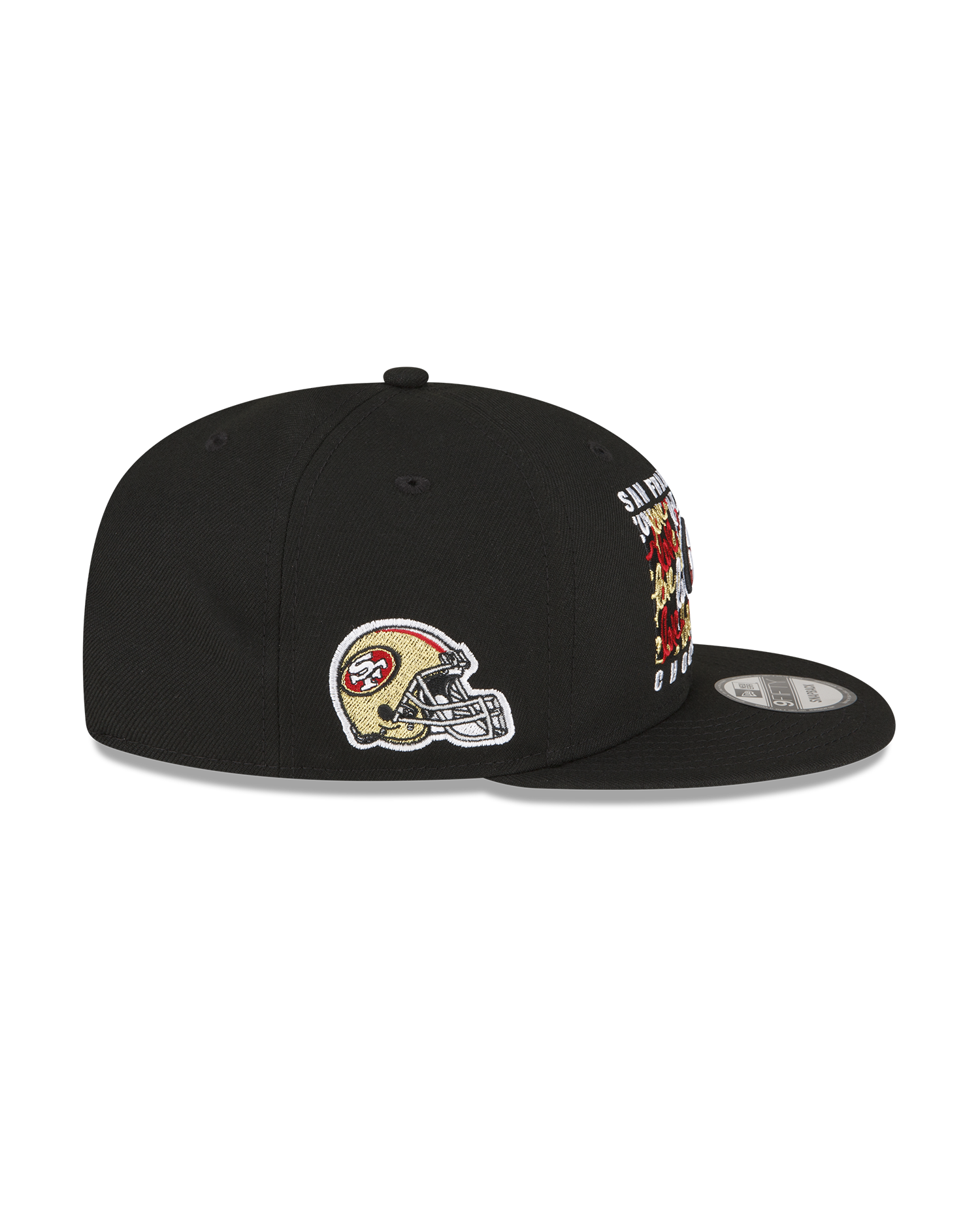 Ruben Rojas x San Francisco 49ers Black 9FIFTY Snapbacks