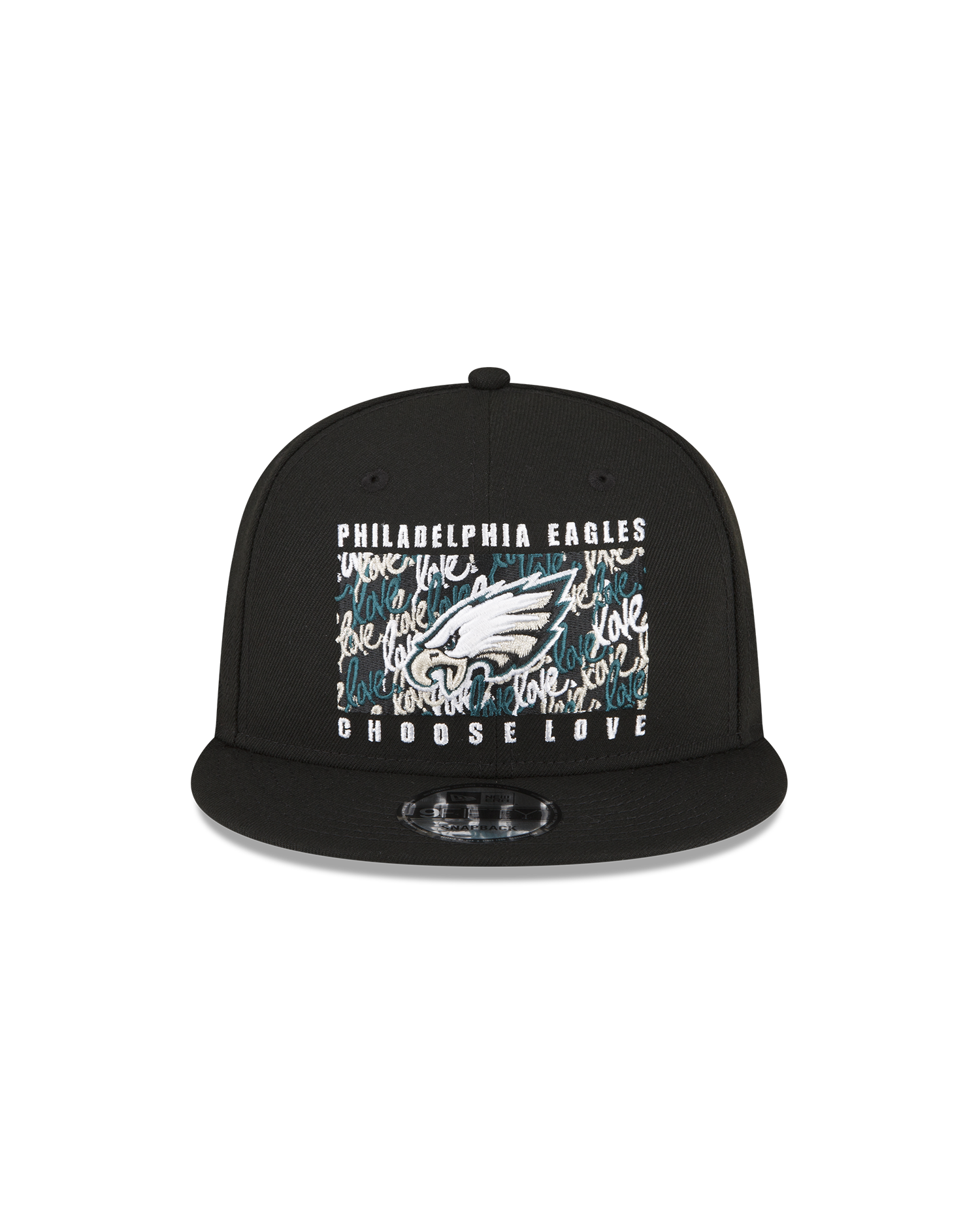 Ruben Rojas x Philadelphia Eagles Black 9FIFTY Snapbacks