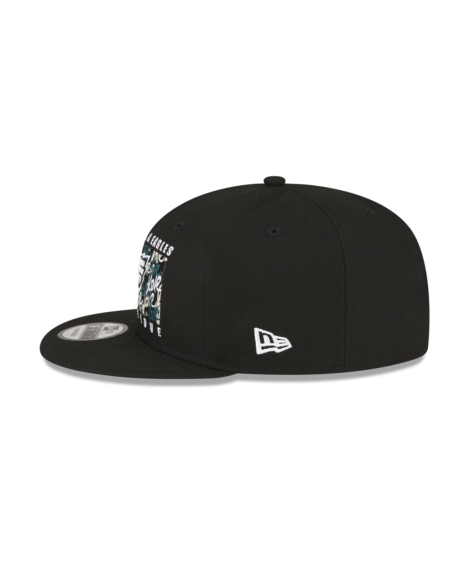 Ruben Rojas x Philadelphia Eagles Black 9FIFTY Snapbacks