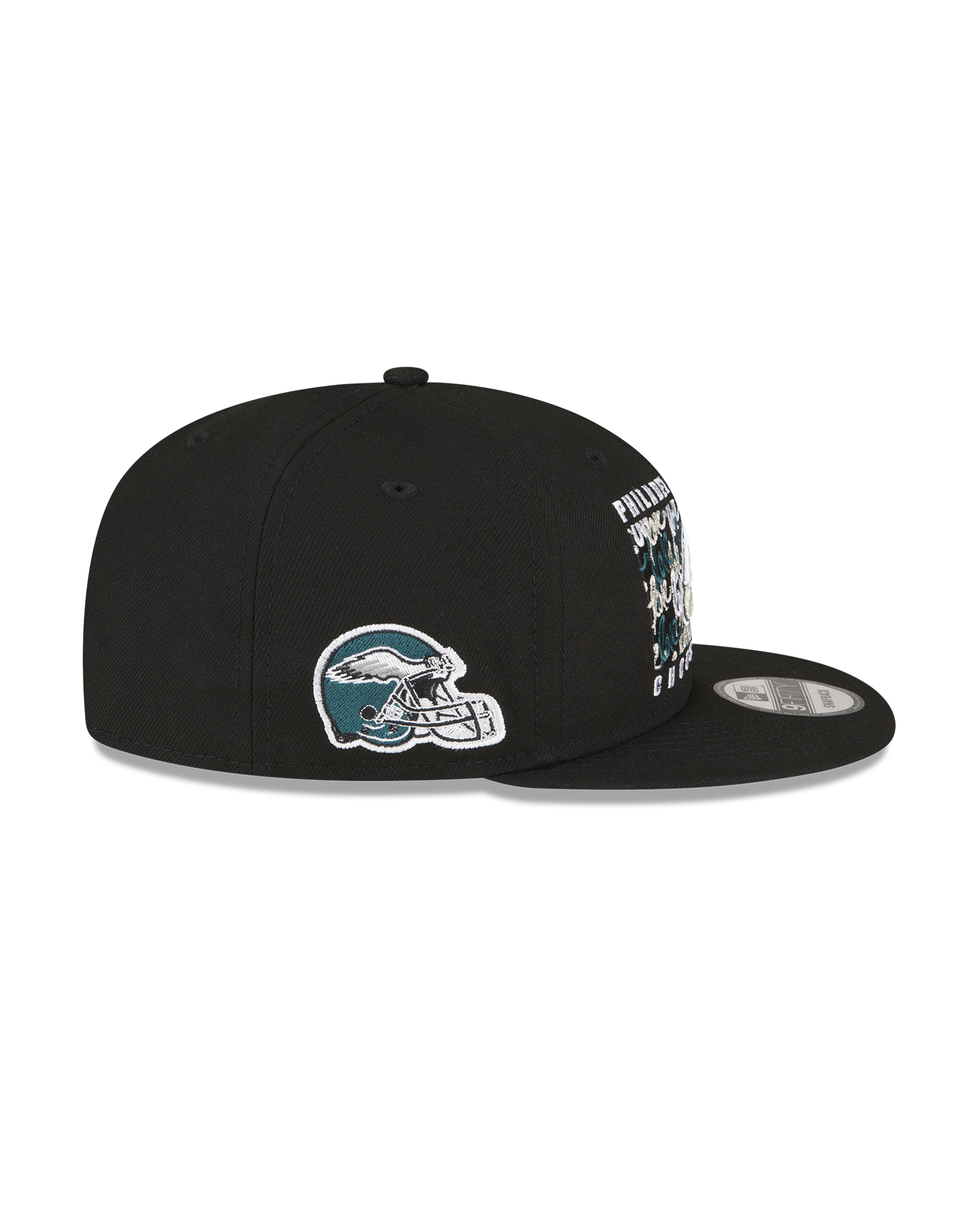 Ruben Rojas x Philadelphia Eagles Black 9FIFTY Snapbacks