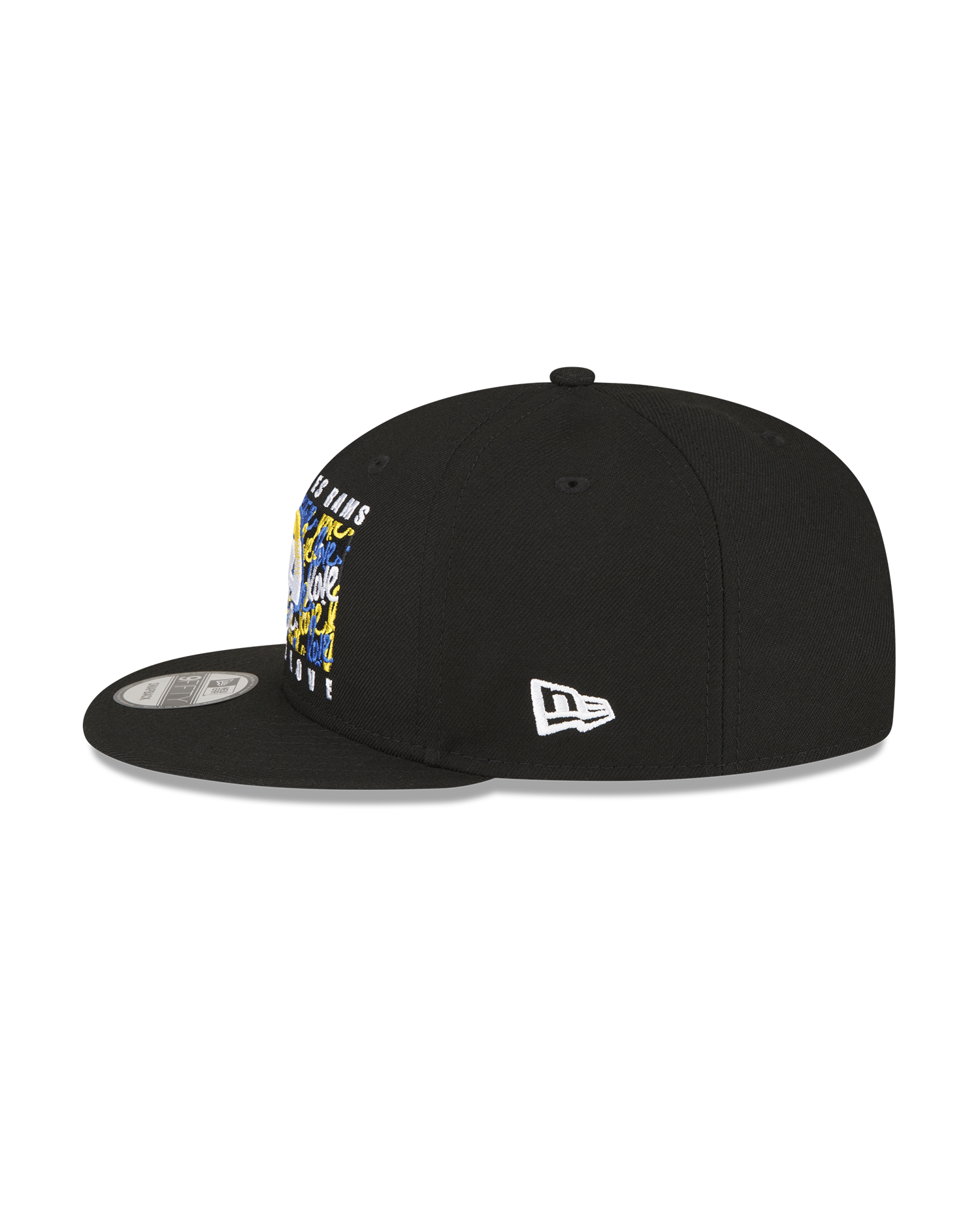 Ruben Rojas x Los Angeles Rams Black 9FIFTY Snapbacks