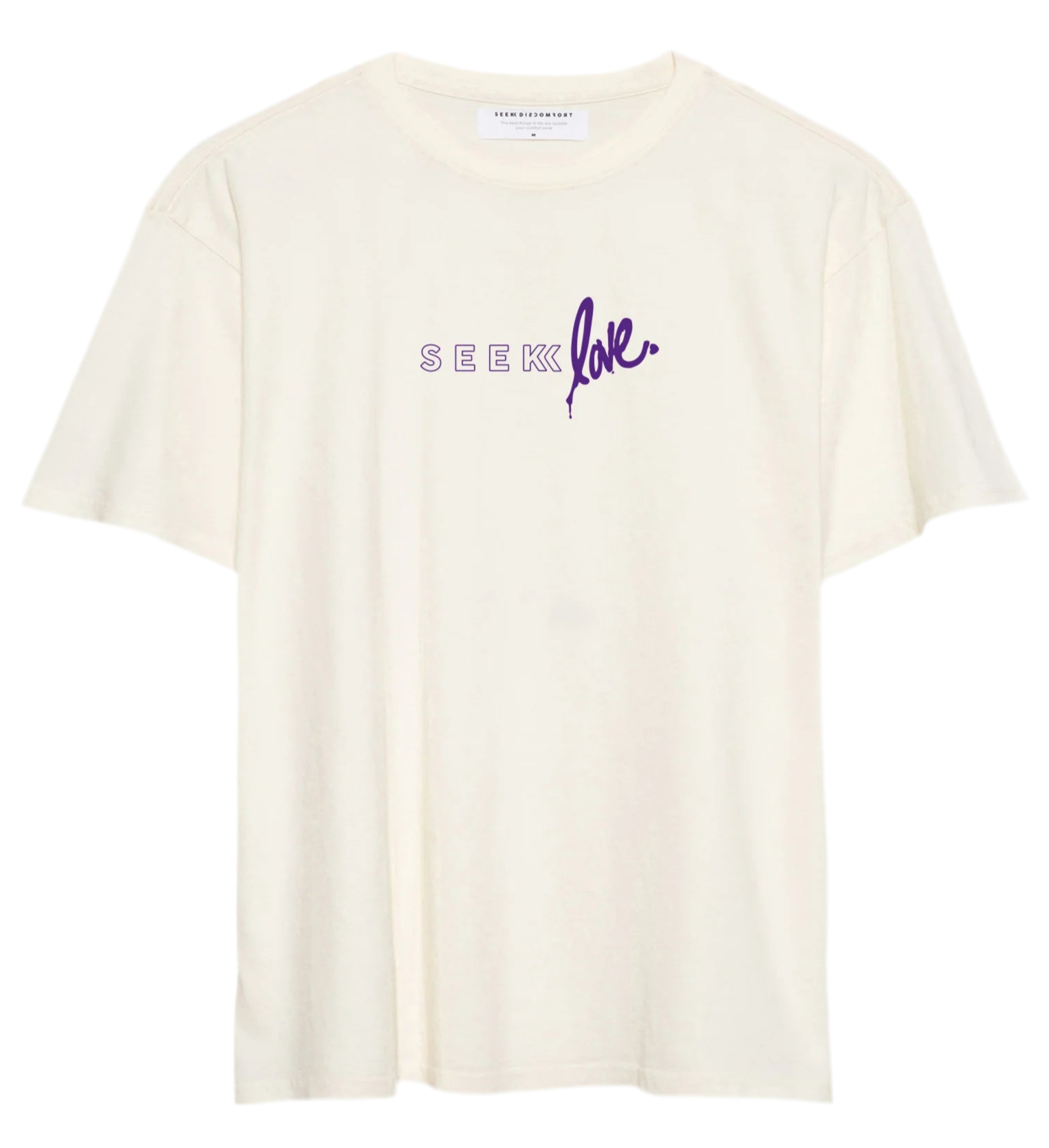 Seek Love Tee - Bone