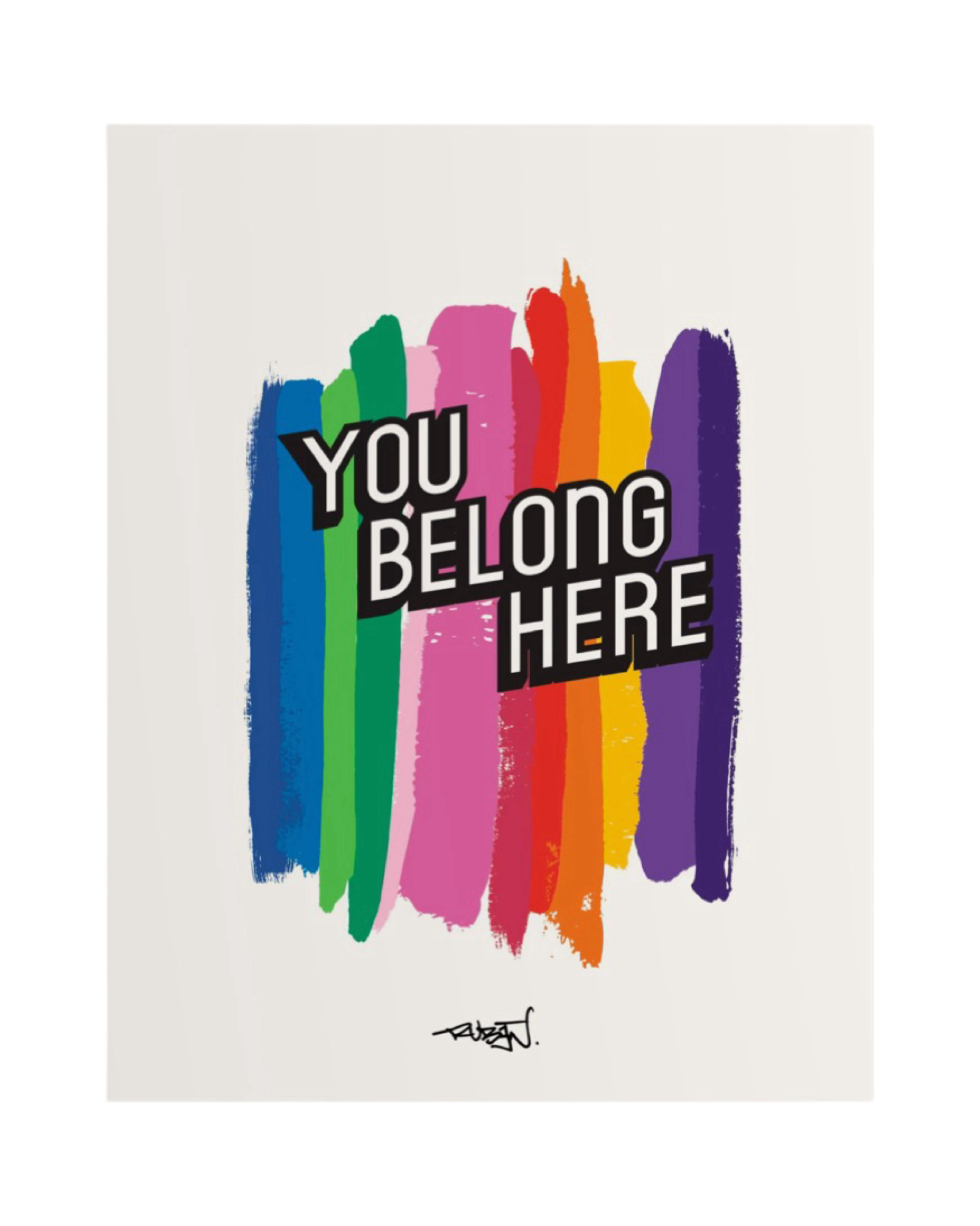 You Belong Here Mini Canvas