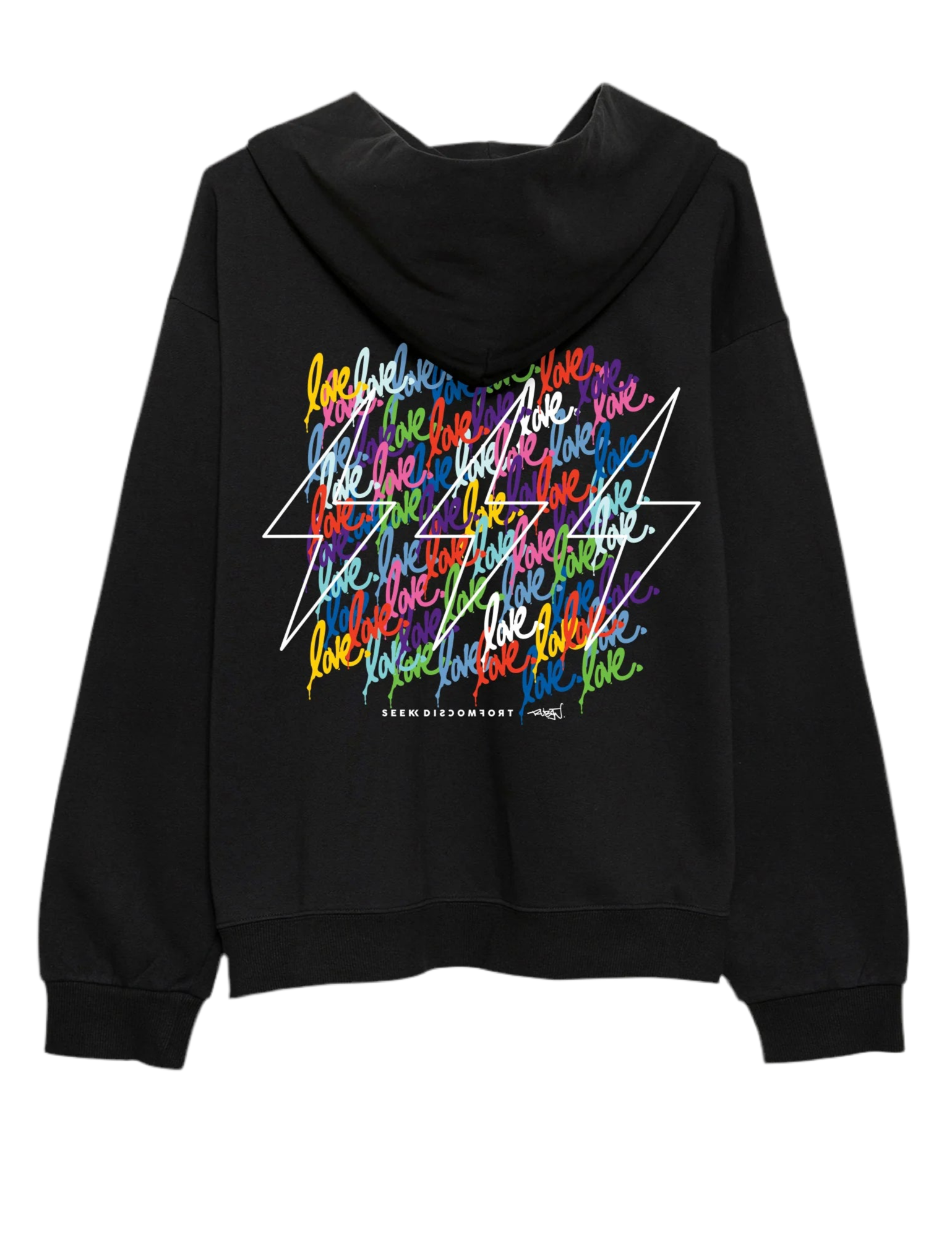 Mural Hoodie - Black