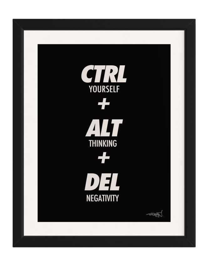 CTRL - ALT - DEL Mini Print