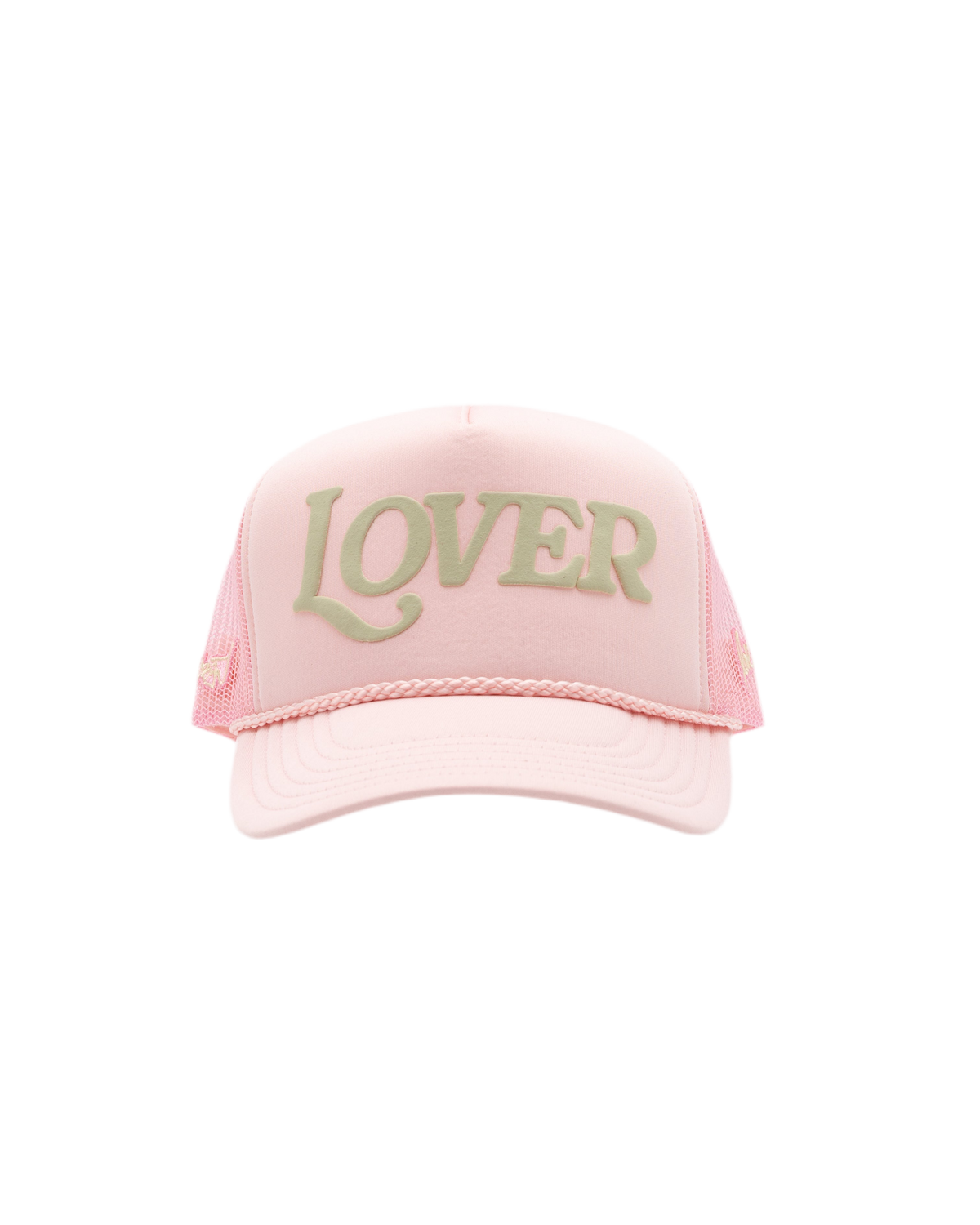 Vintage Snapback Trucker Hat All You Need Is Love Cap Red & White - One Size Lover Trucker Hat Red - Premium Snapback | Ruben Rojas  main image 2