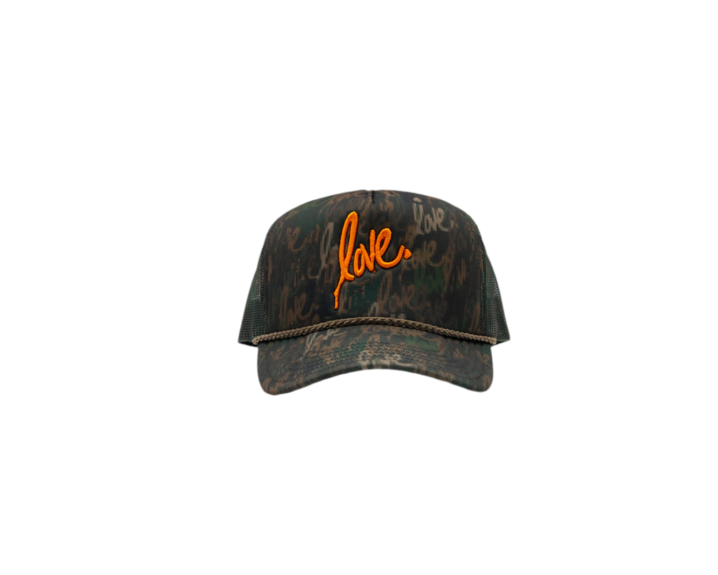 Love Camo Trucker Hat