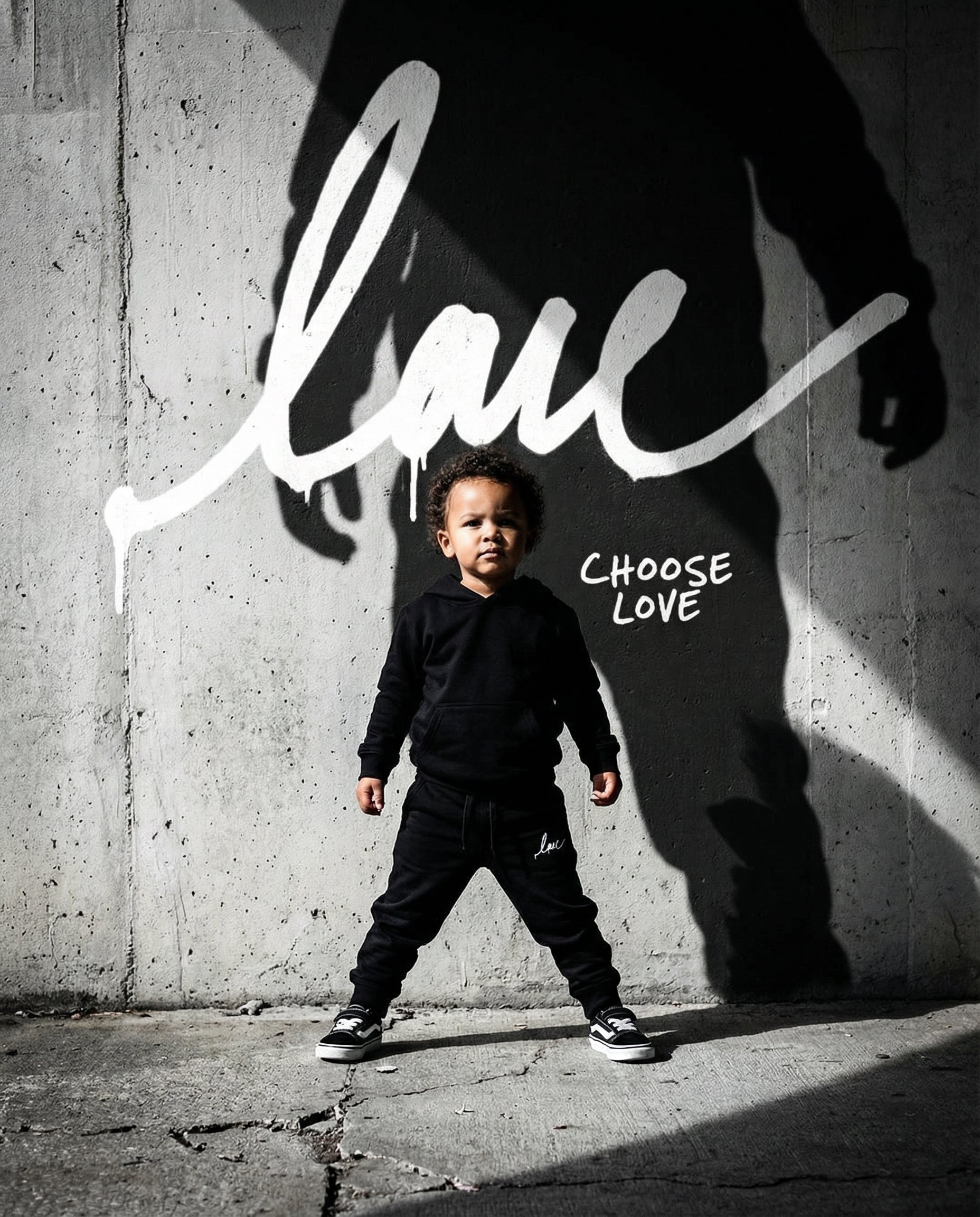 Toddler Love Script Jogger Pants