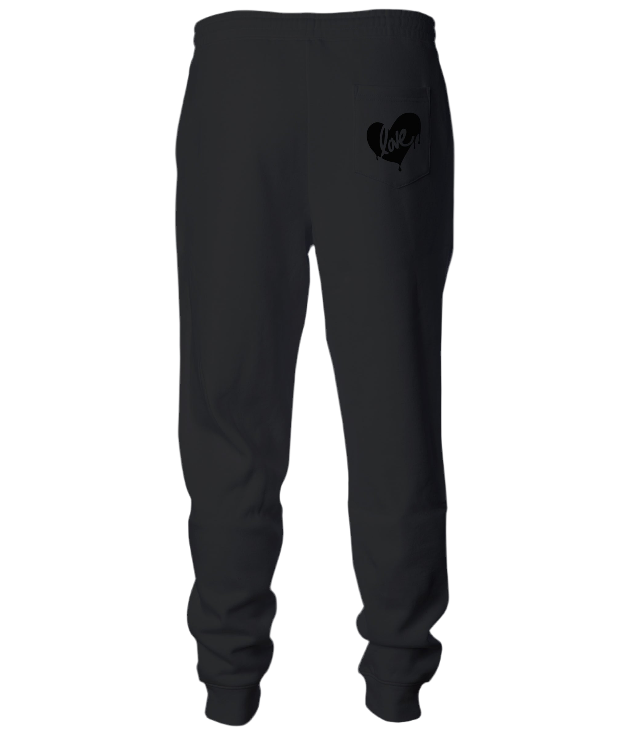 Live Through Love Jogger (Black)