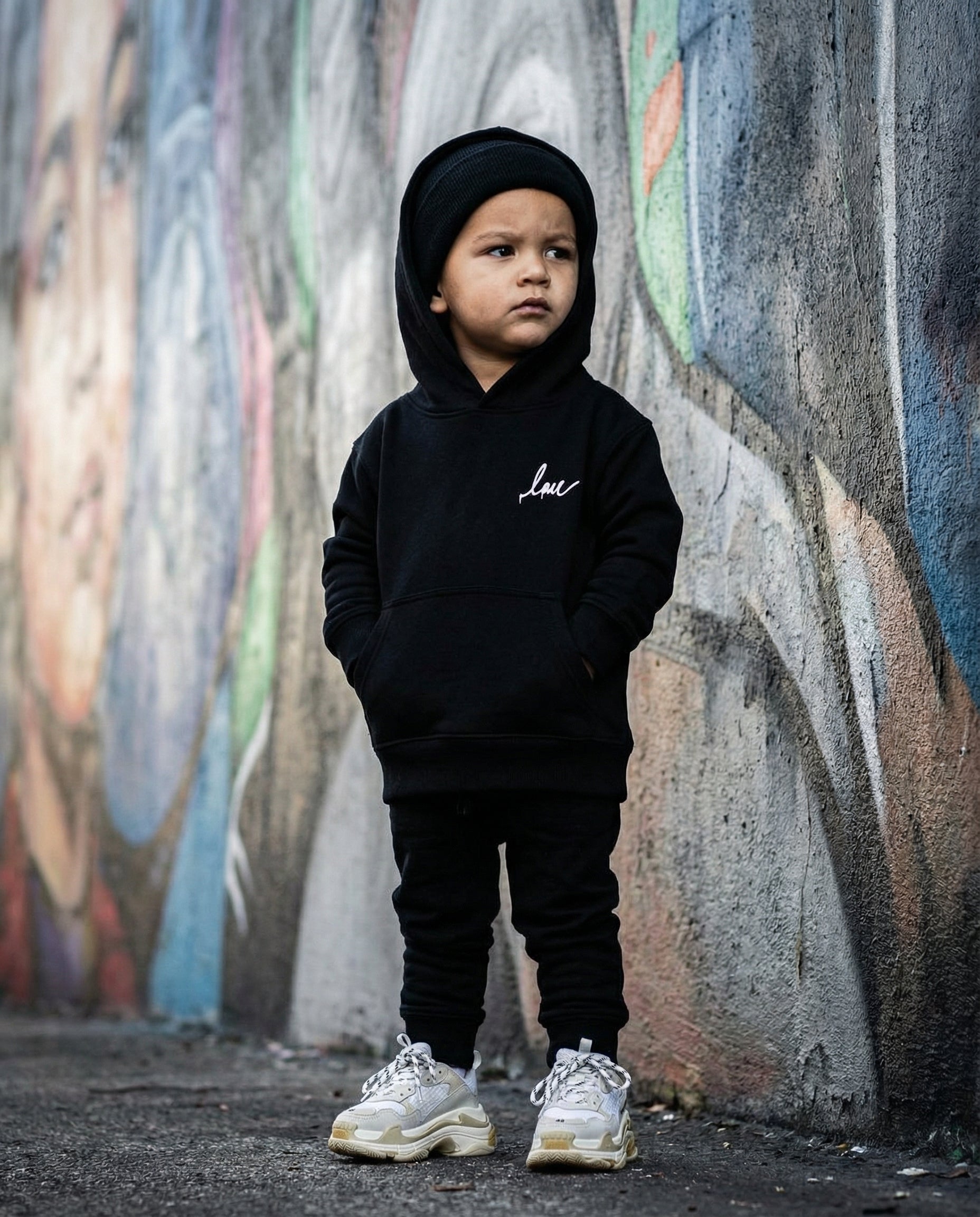 Toddler Love Script Hoodie