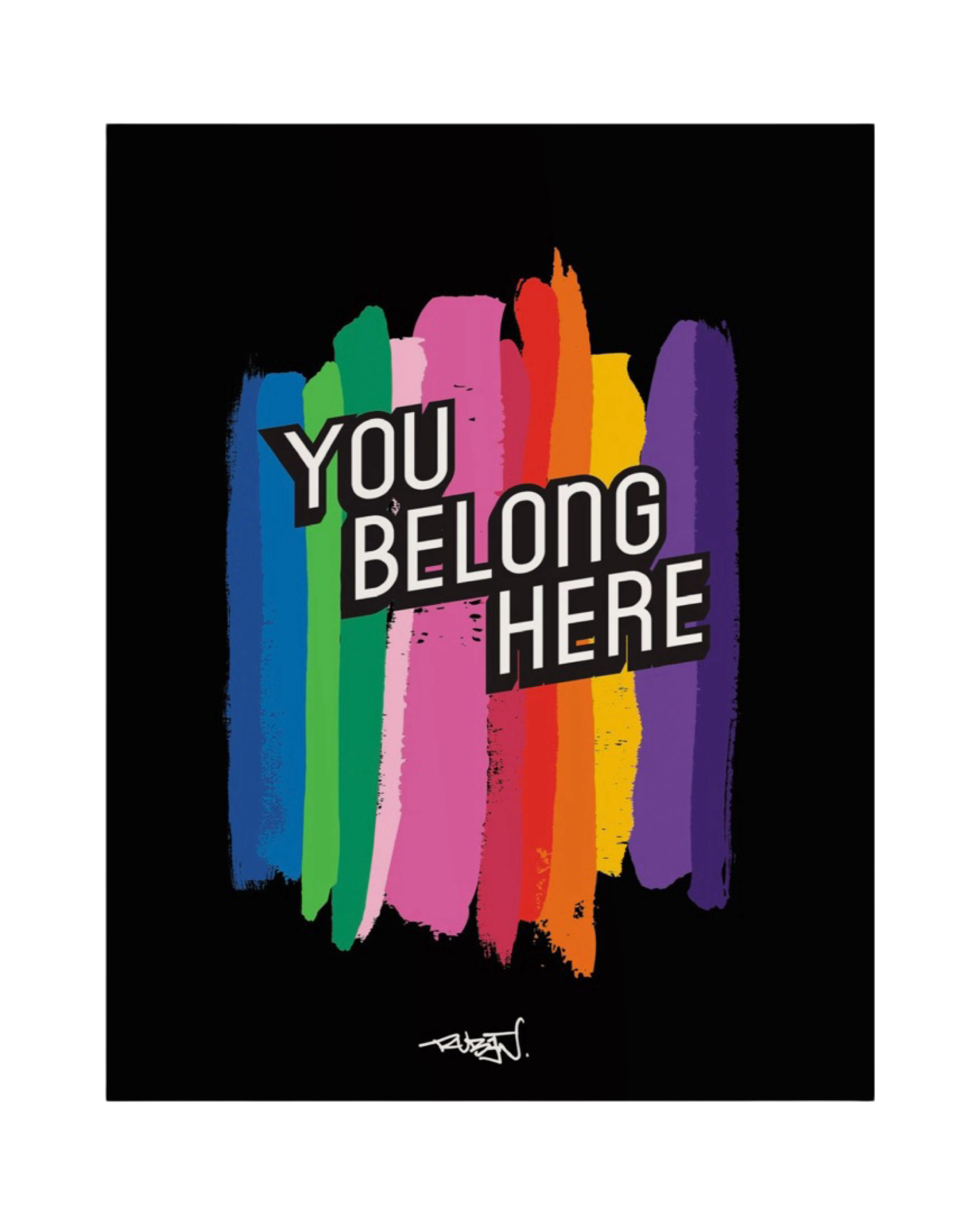 You Belong Here Mini Canvas