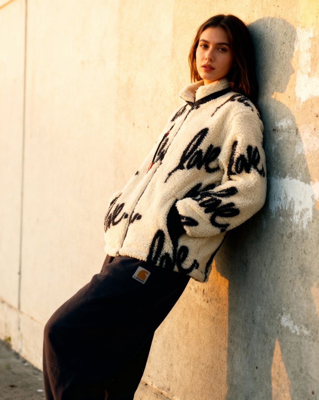 Ruben Rojas Runner The Lover's Sherpa Jacket - Limited Edition | Ruben Rojas – Ruben Rojas ...