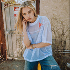 The Lover Crop Jersey | White