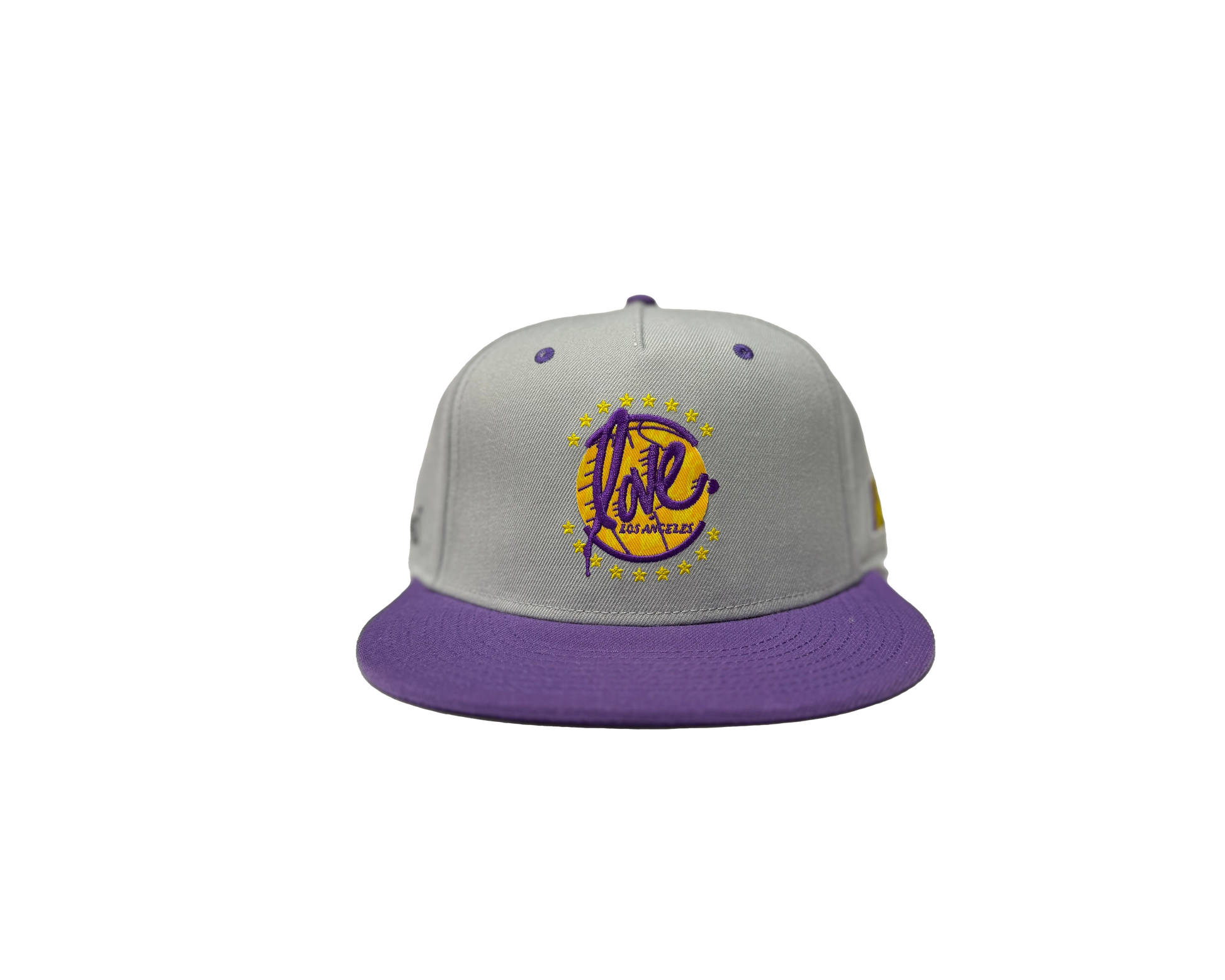 Lakers Love Snapback | Grey/Purple