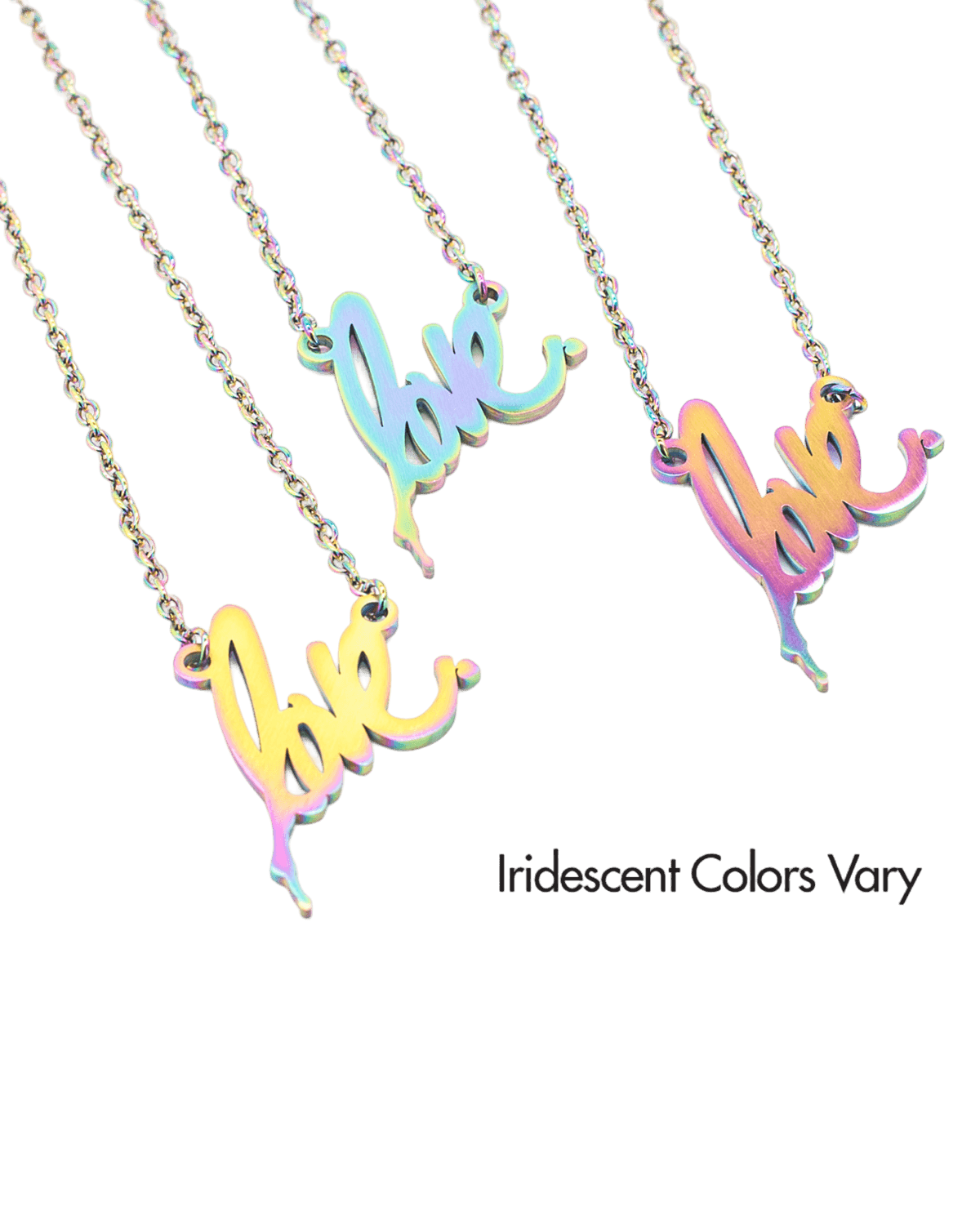 Iridescent Love Necklace