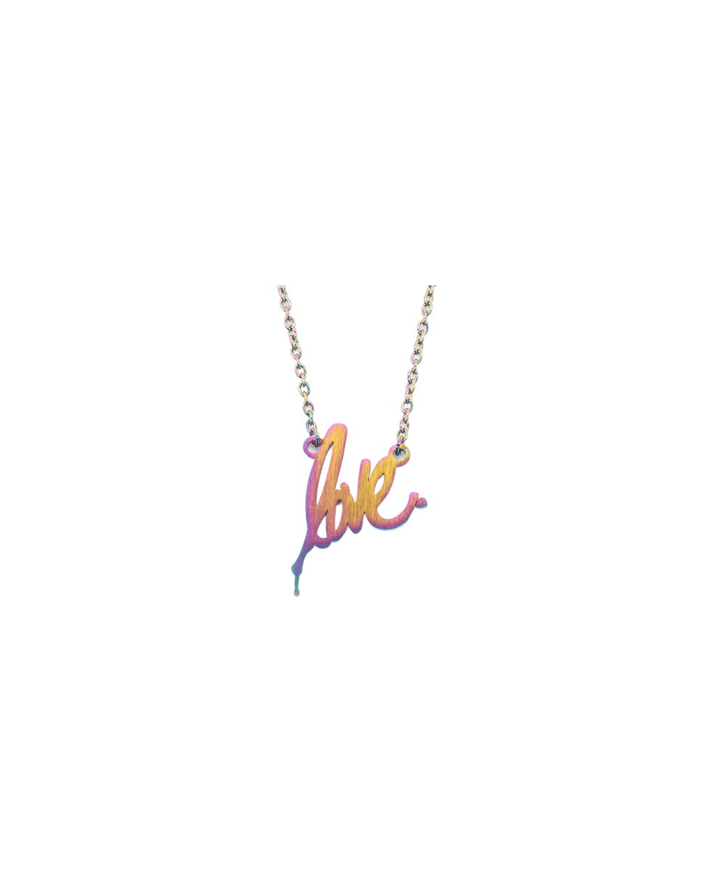 Iridescent Love Necklace